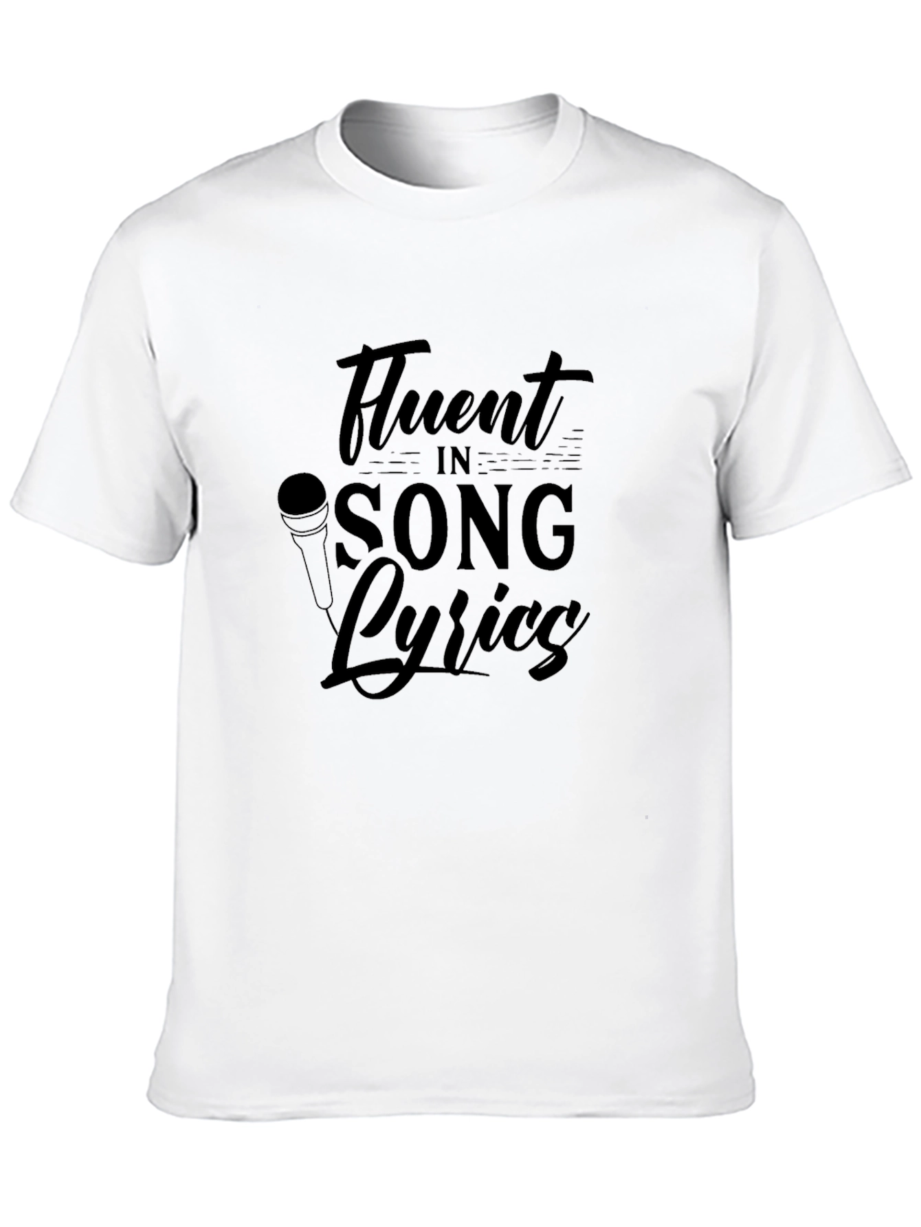 Fluent in Song Lyrics Graphic Tee