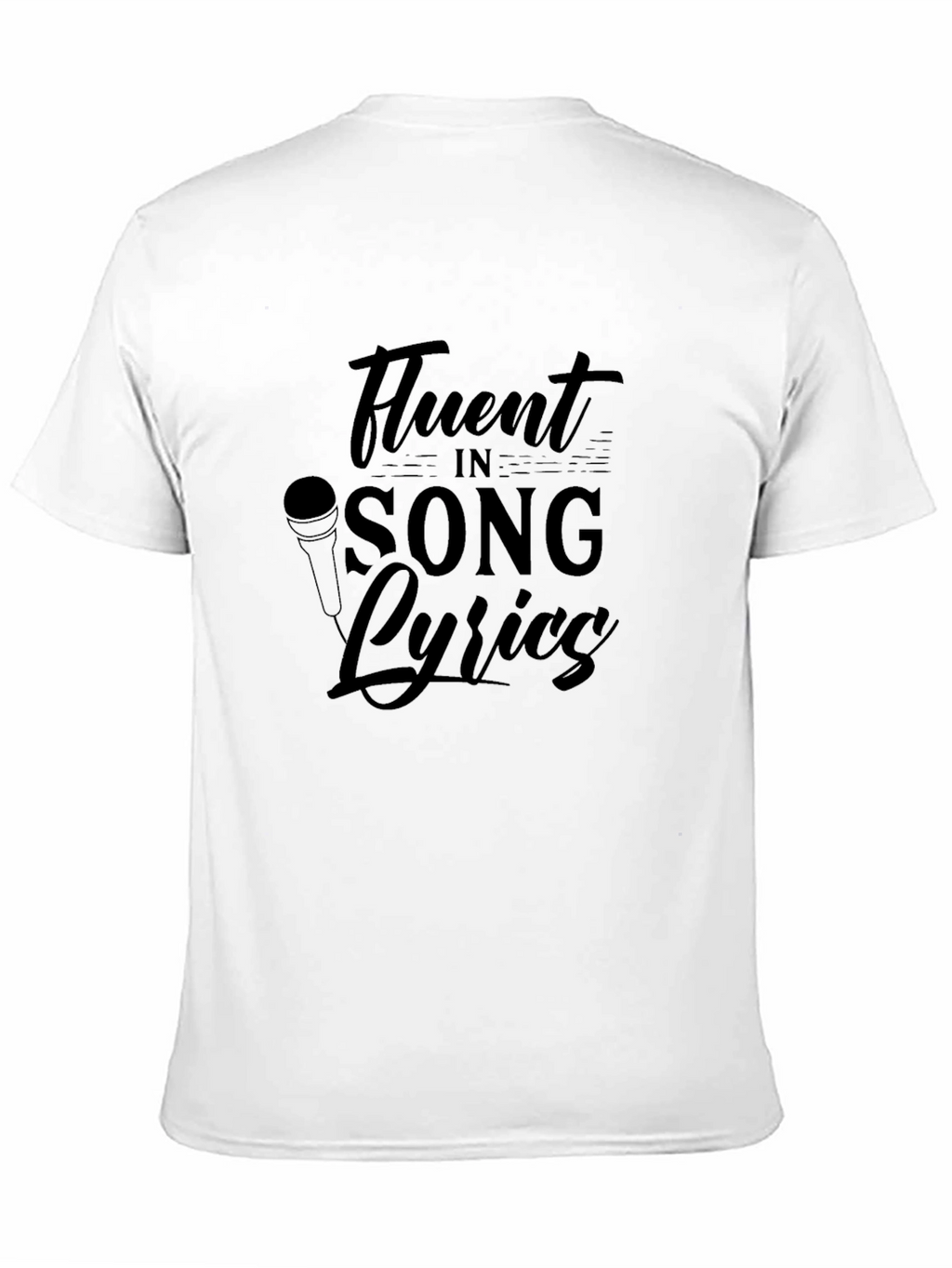 Fluent in Song Lyrics Graphic Tee