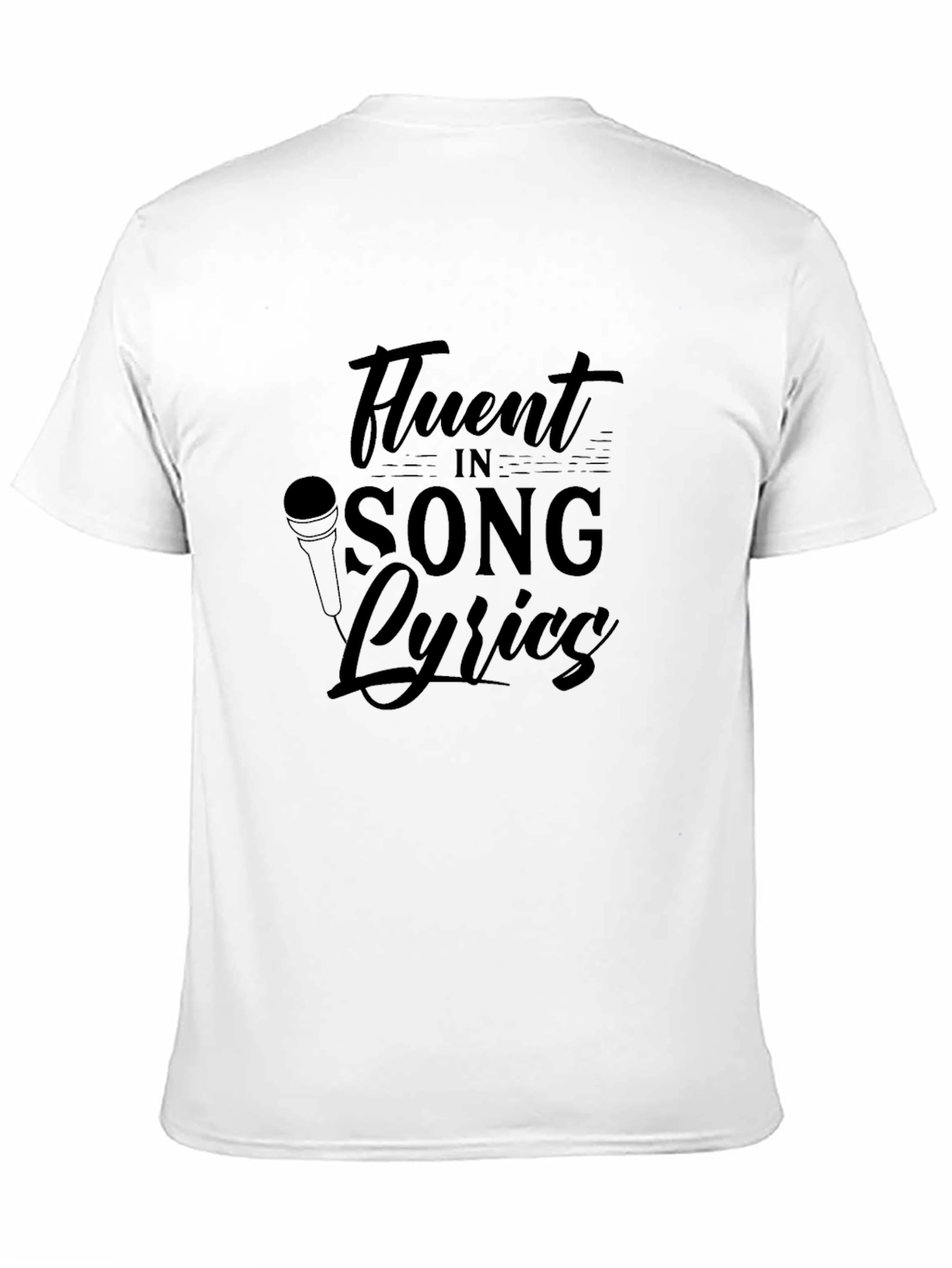 Fluent in Song Lyrics Graphic Tee