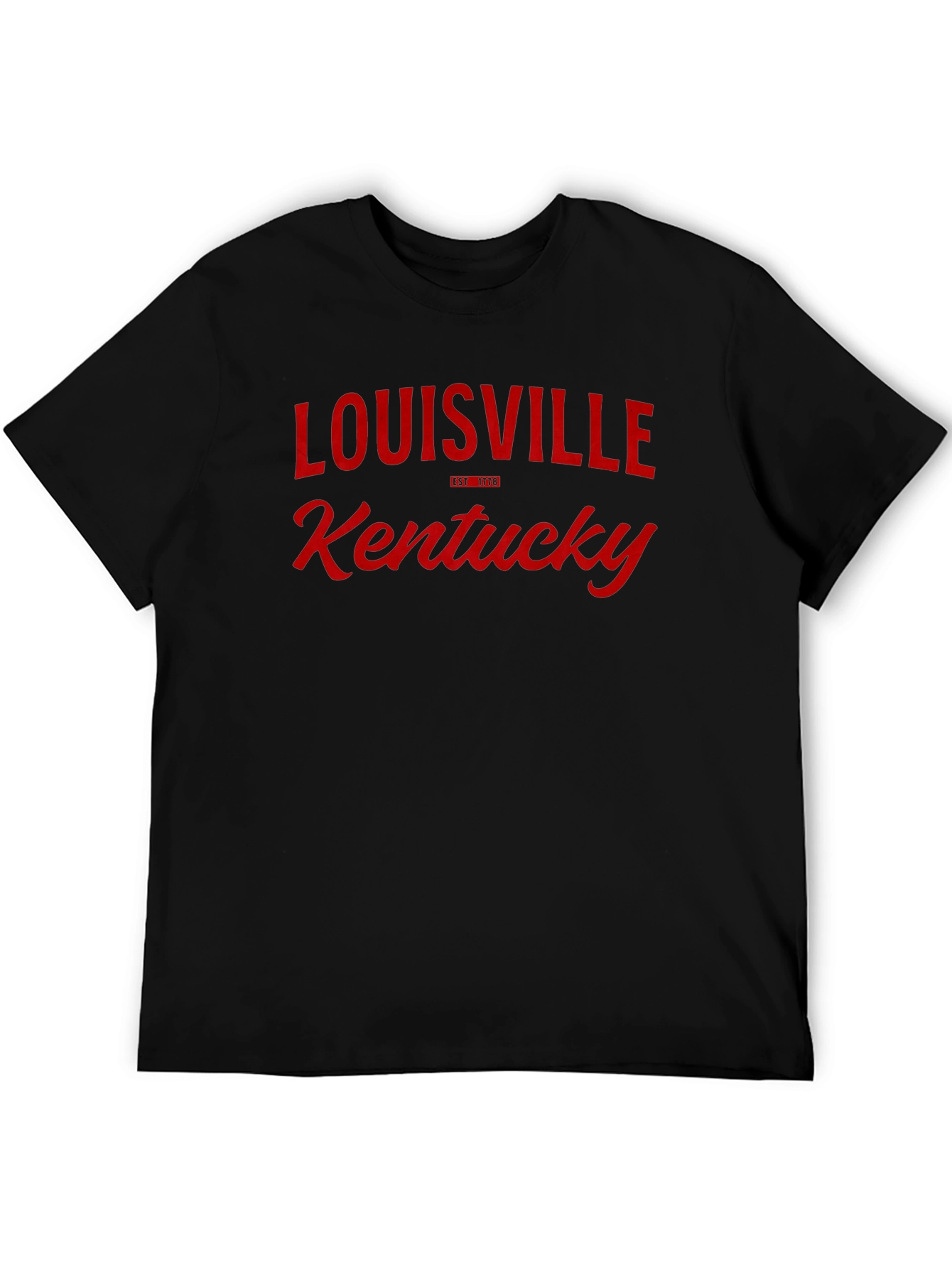 Louisville Kentucky Graphic Tee - Black