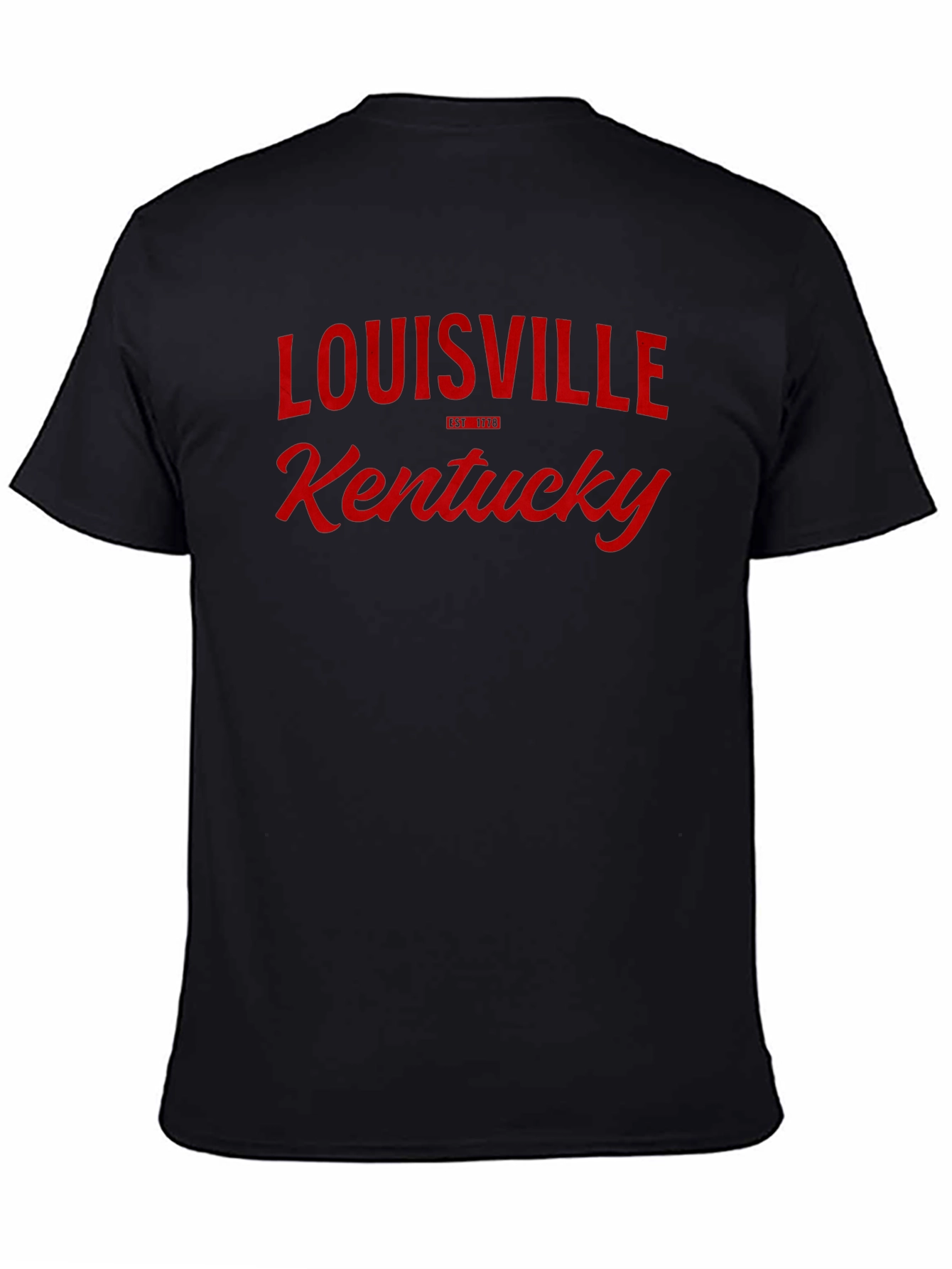Louisville Kentucky Graphic Tee - Black