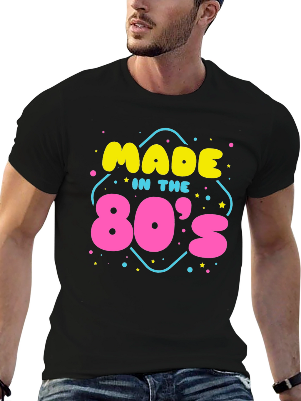 Made in the 80s Black T-Shirt