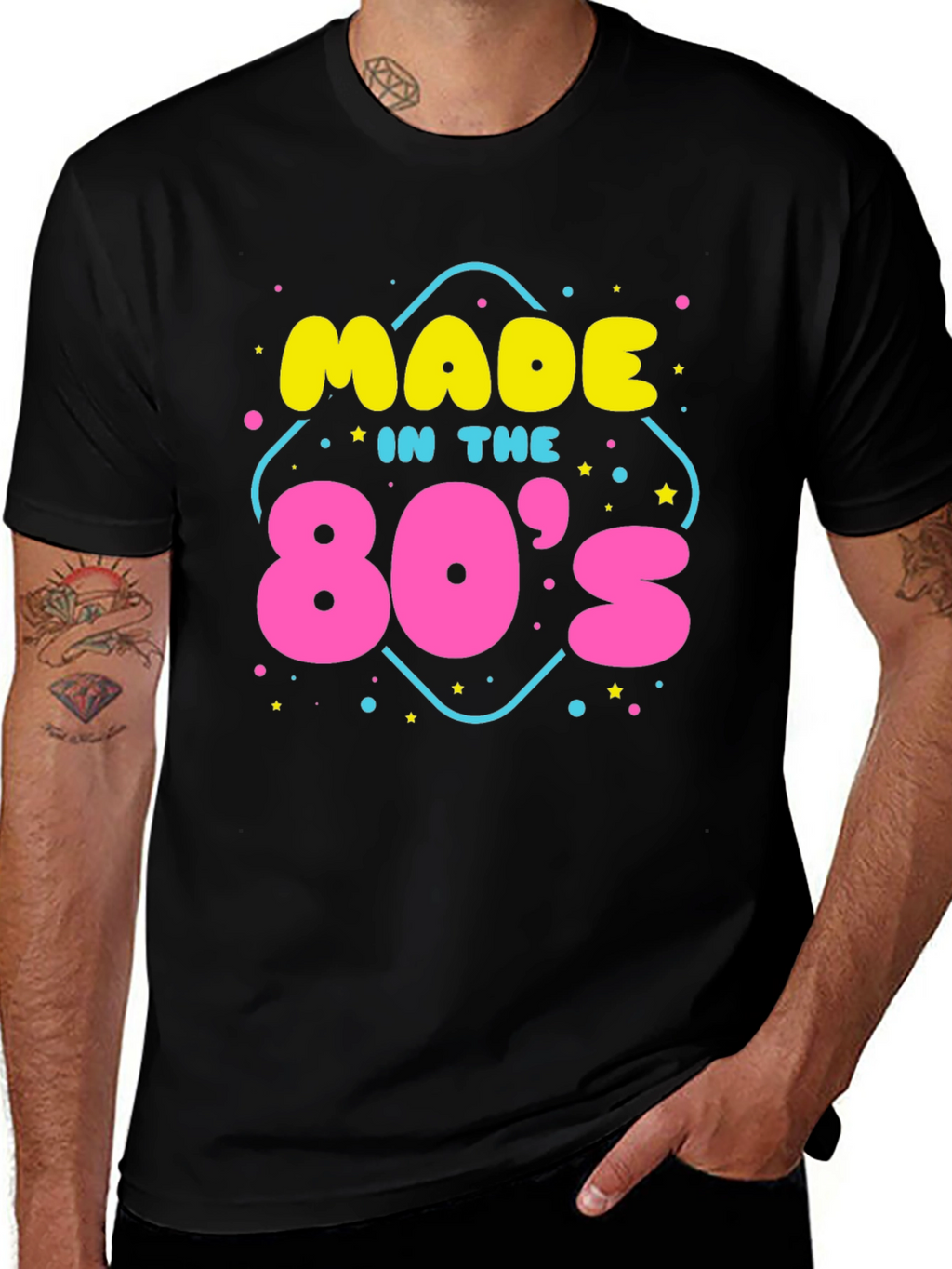 Made in the 80s Black T-Shirt