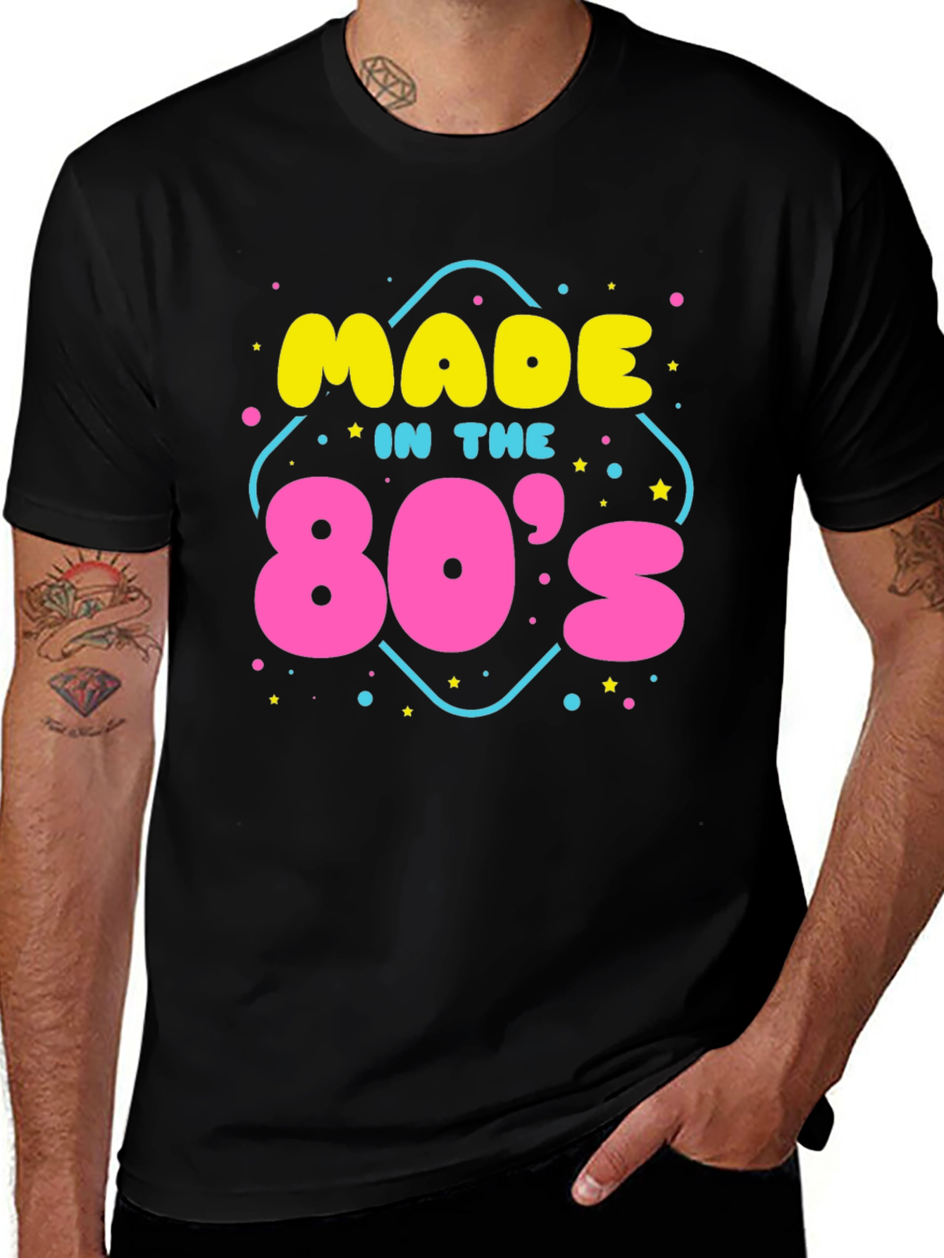 Made in the 80s Black T-Shirt