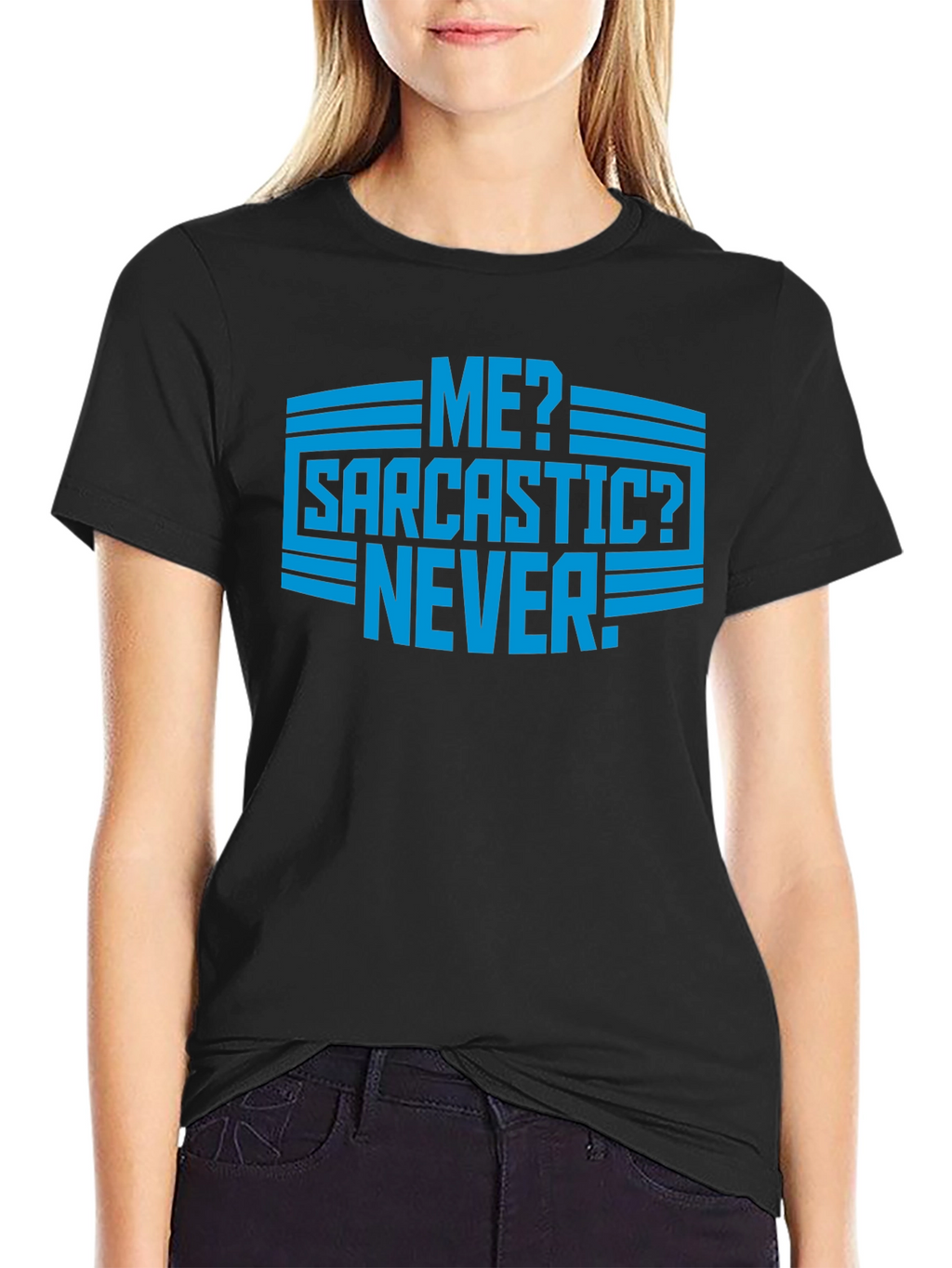 Sarcastic Never Graphic Mens T-Shirt