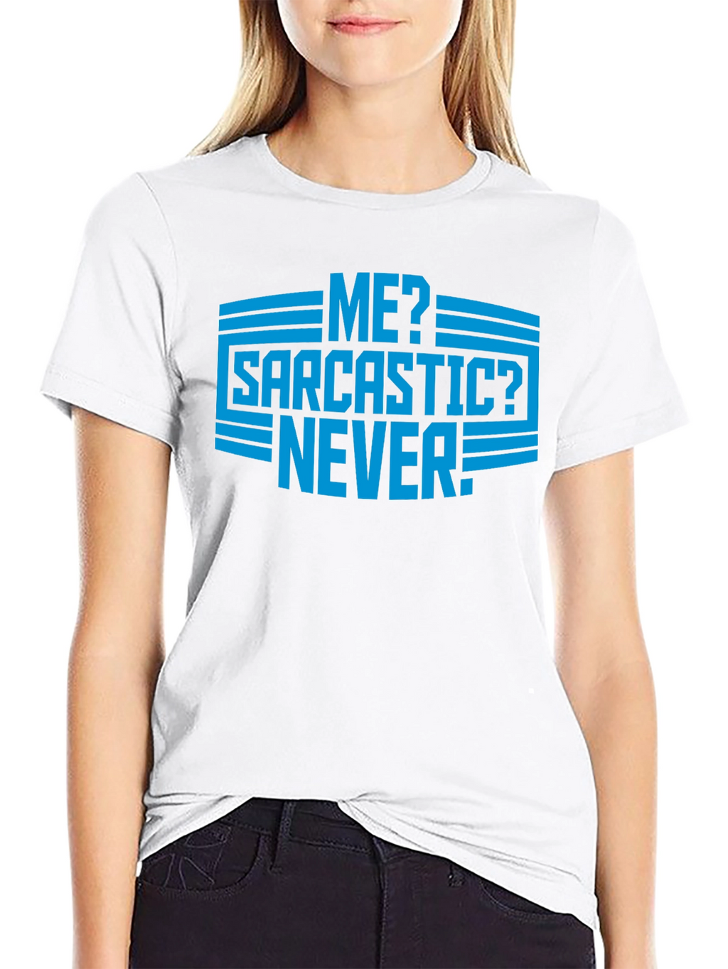 Sarcastic Never Graphic Mens T-Shirt
