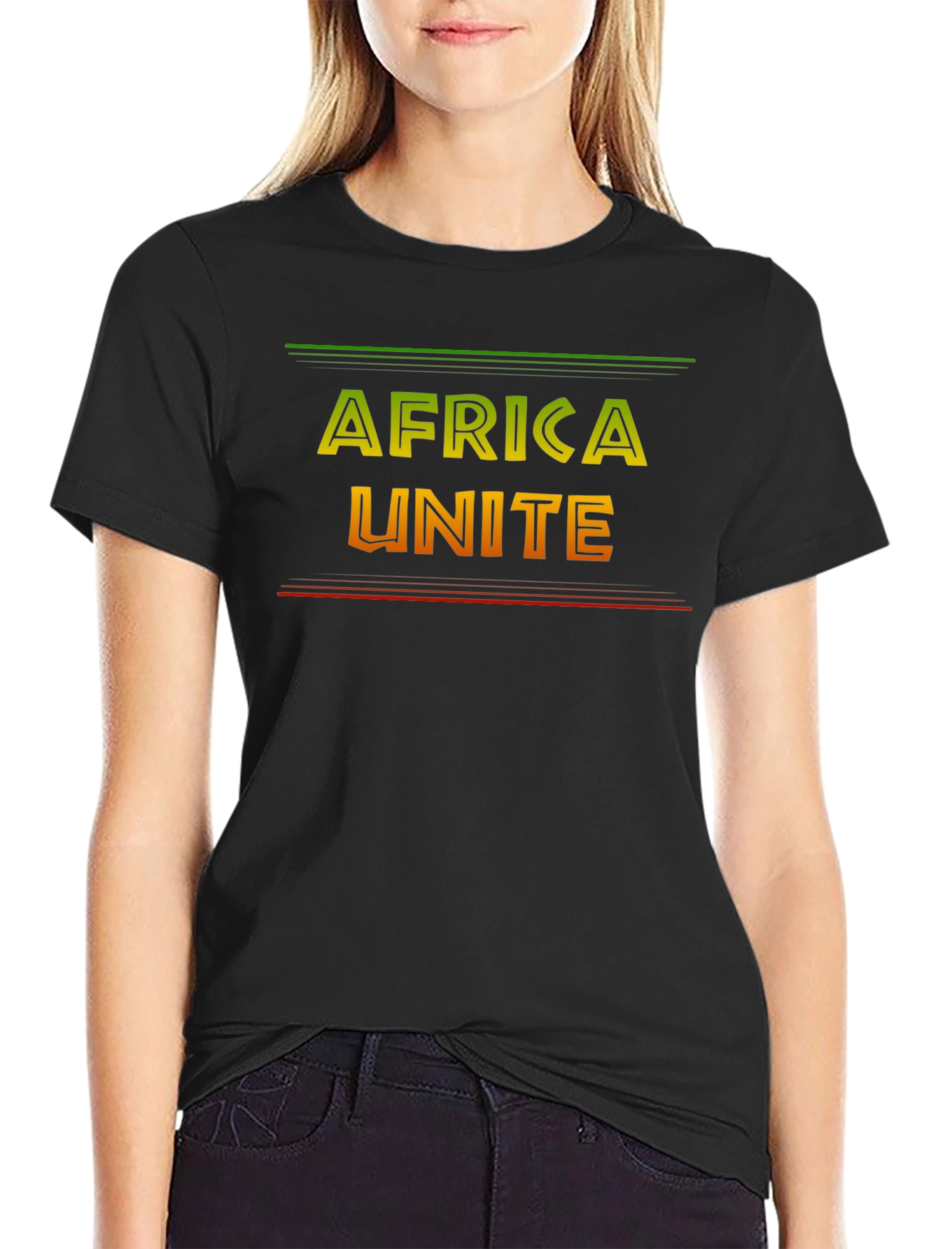 Africa Unite Graphic Tee - Black