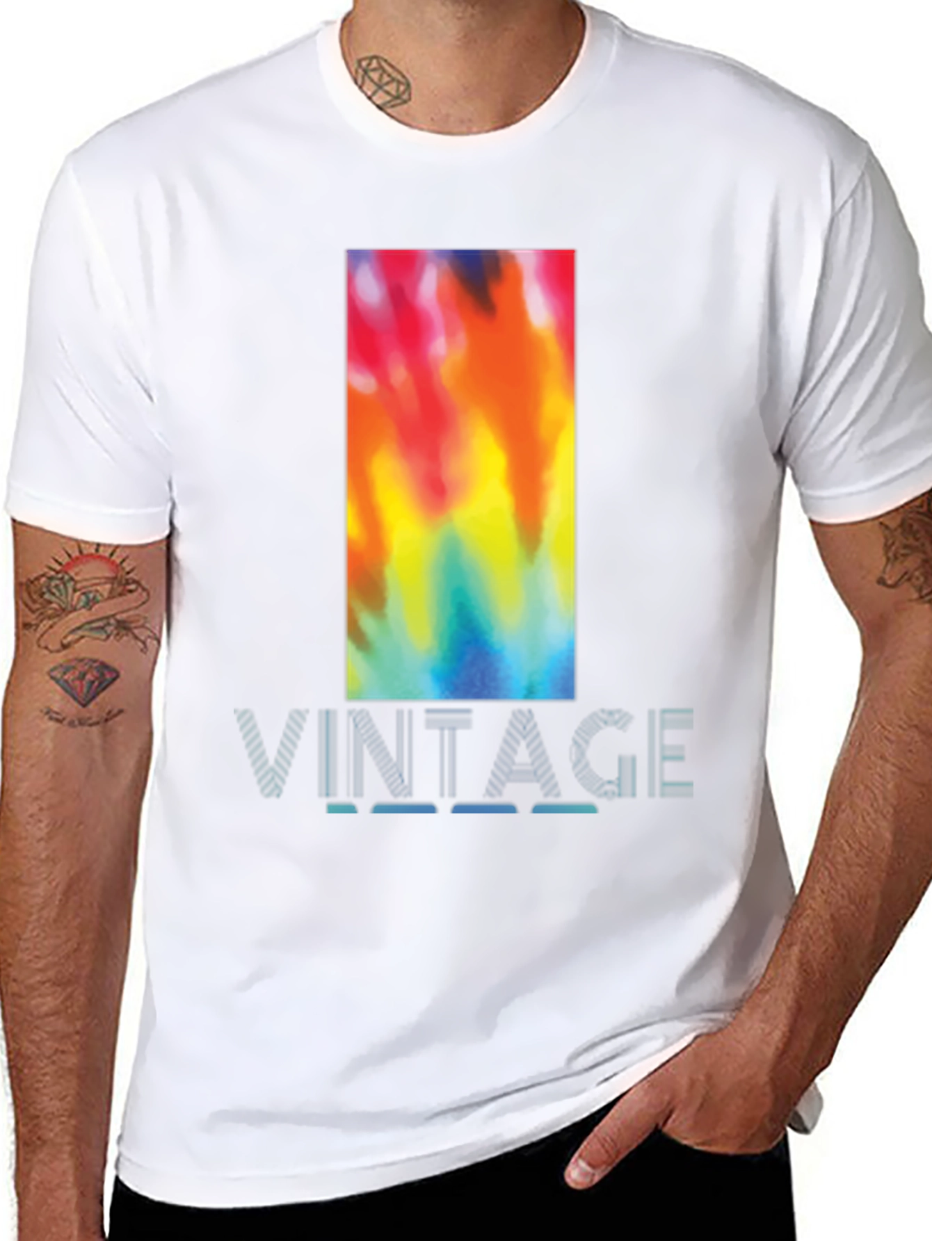 Vintage Tie-Dye Graphic Tee