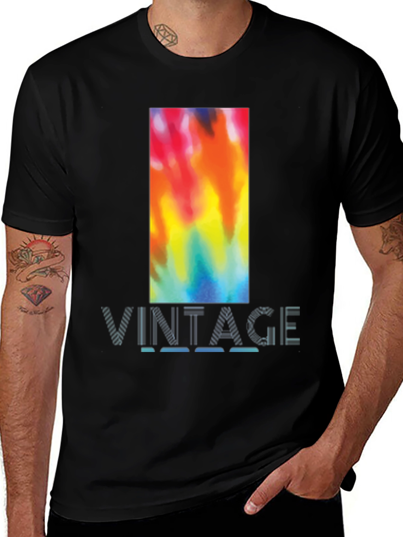 Vintage Tie-Dye Graphic Tee