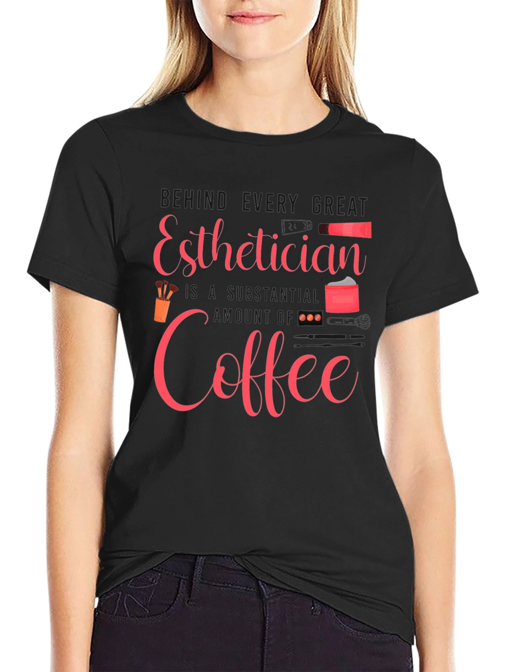 Esthetician Coffee T-Shirt - Beauty Professional Tee