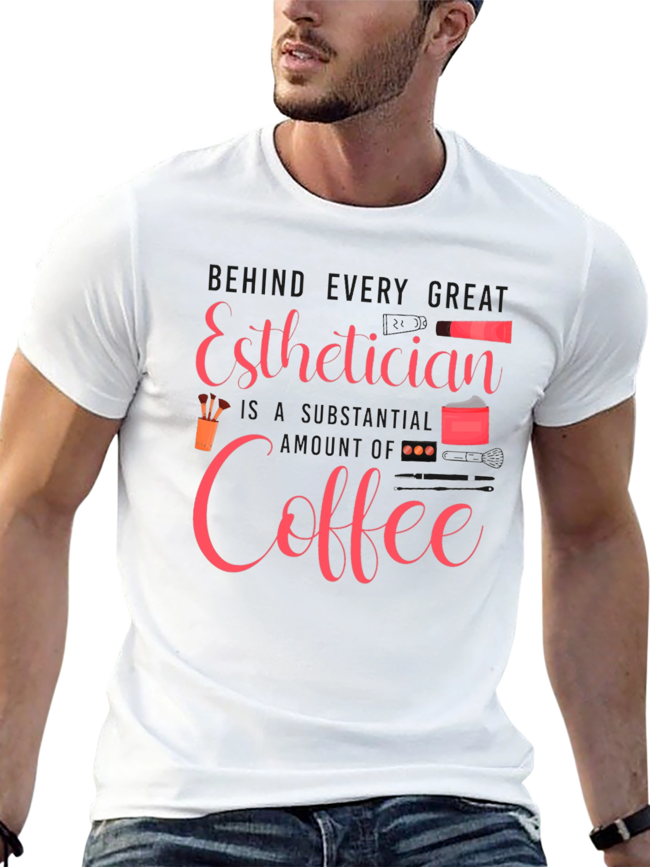 Esthetician Coffee T-Shirt - Beauty Professional Tee