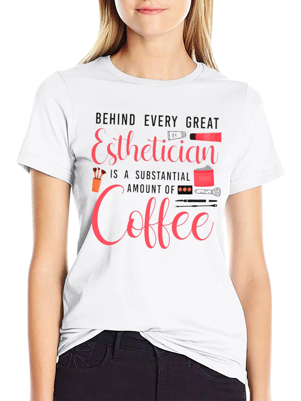 Esthetician Coffee T-Shirt - Beauty Professional Tee