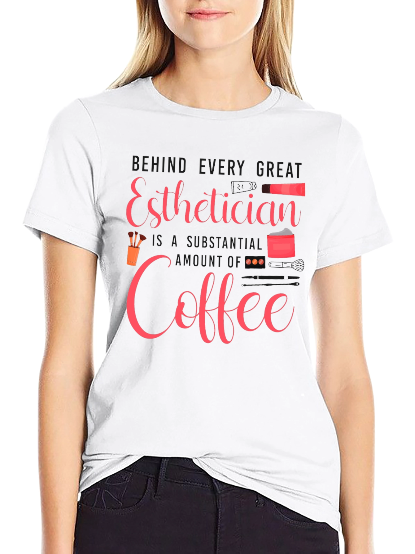 Esthetician Coffee T-Shirt - Beauty Professional Tee