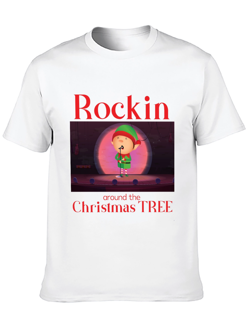 Rockin Around the Christmas Tree Holiday T-Shirt