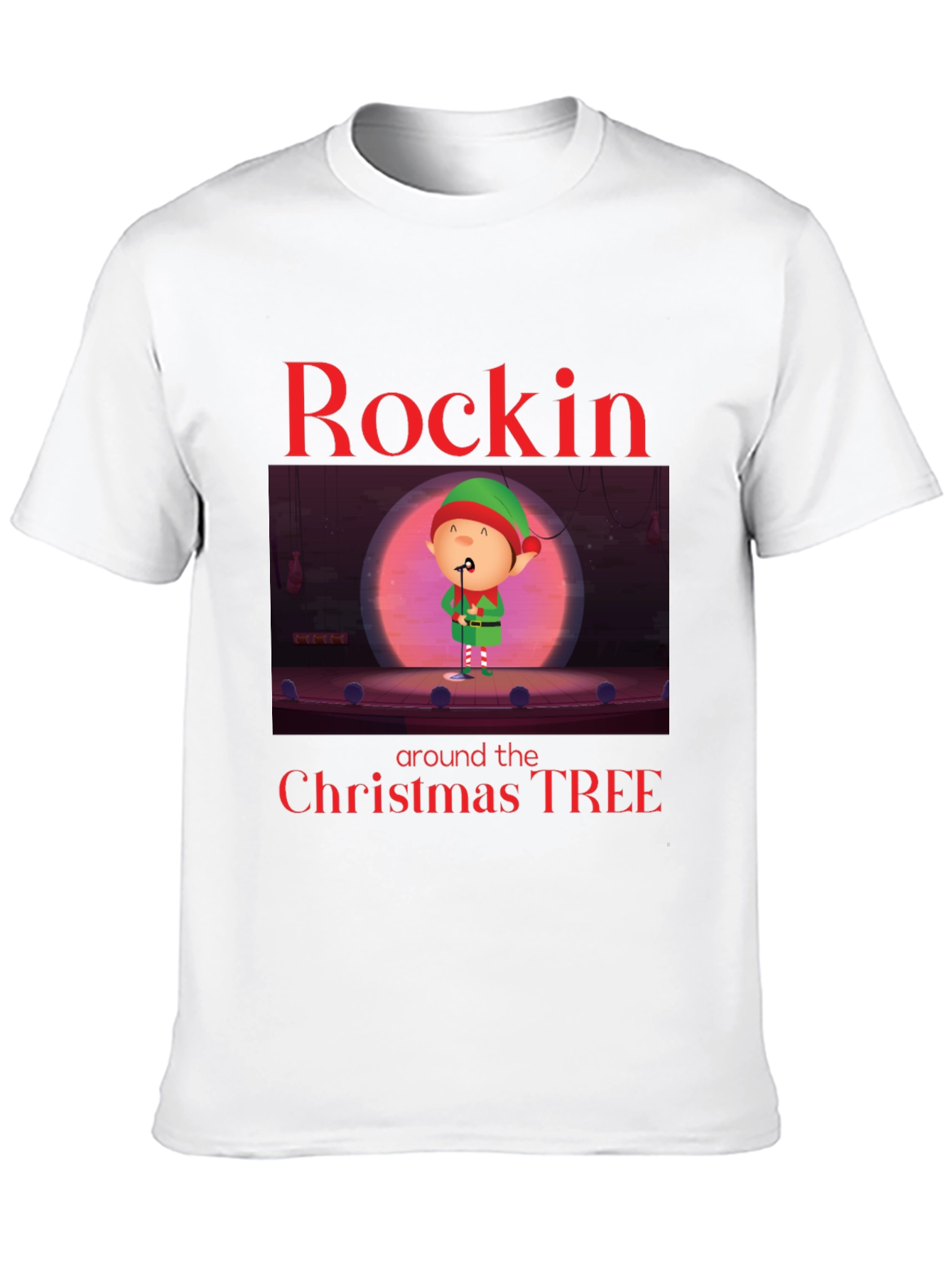 Rockin Around the Christmas Tree Holiday T-Shirt