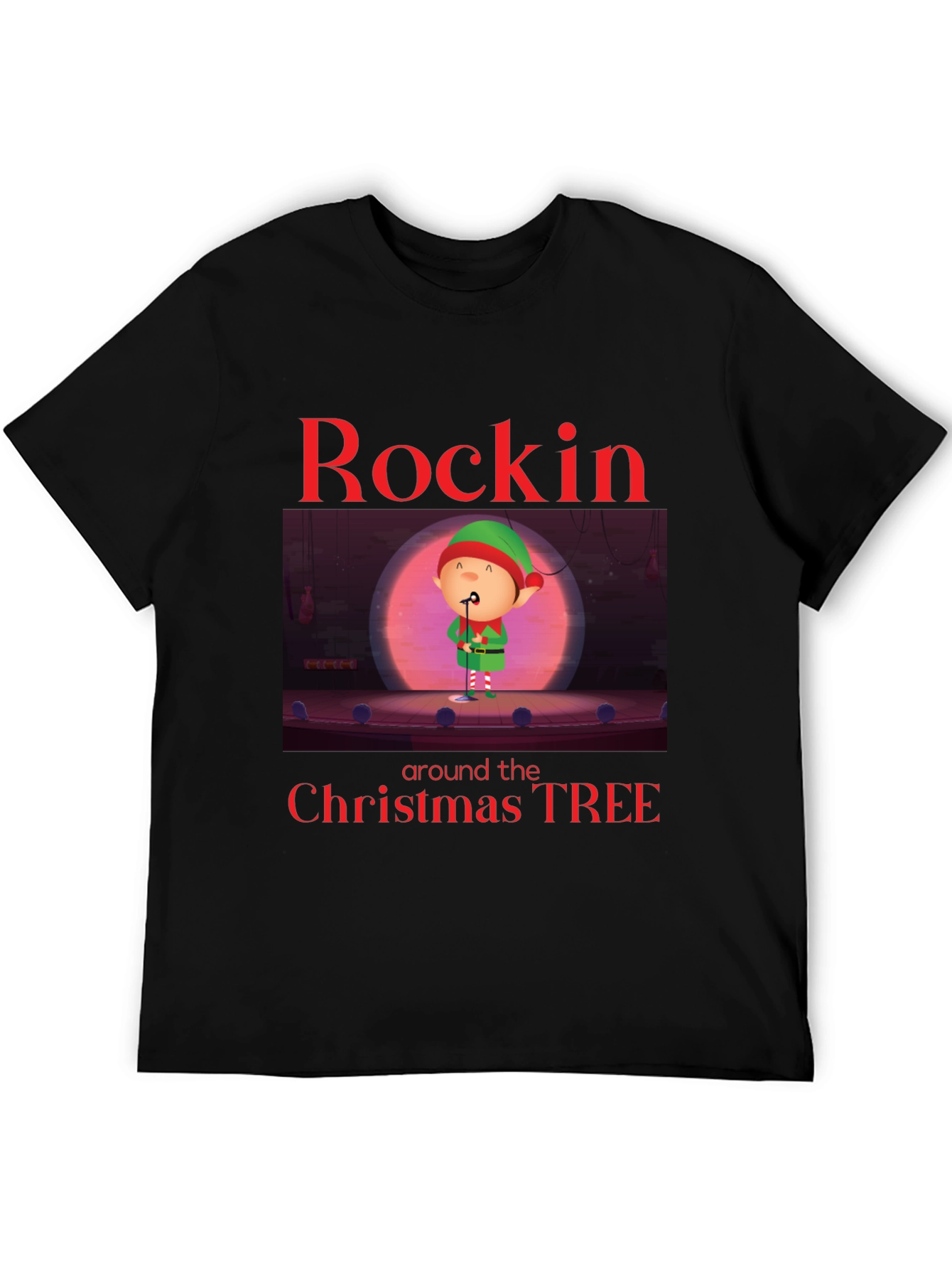 Rockin Around the Christmas Tree Holiday T-Shirt