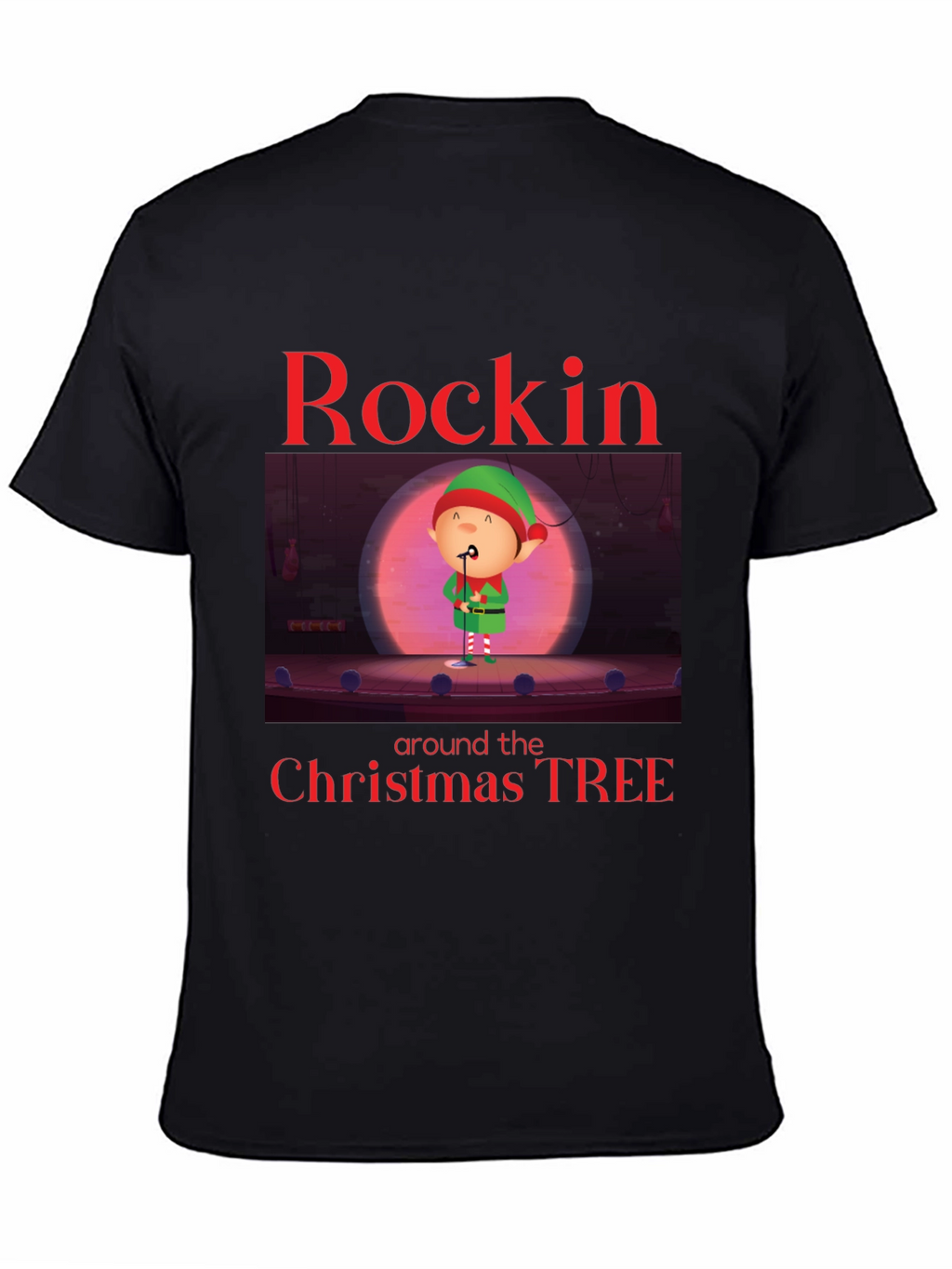 Rockin Around the Christmas Tree Holiday T-Shirt