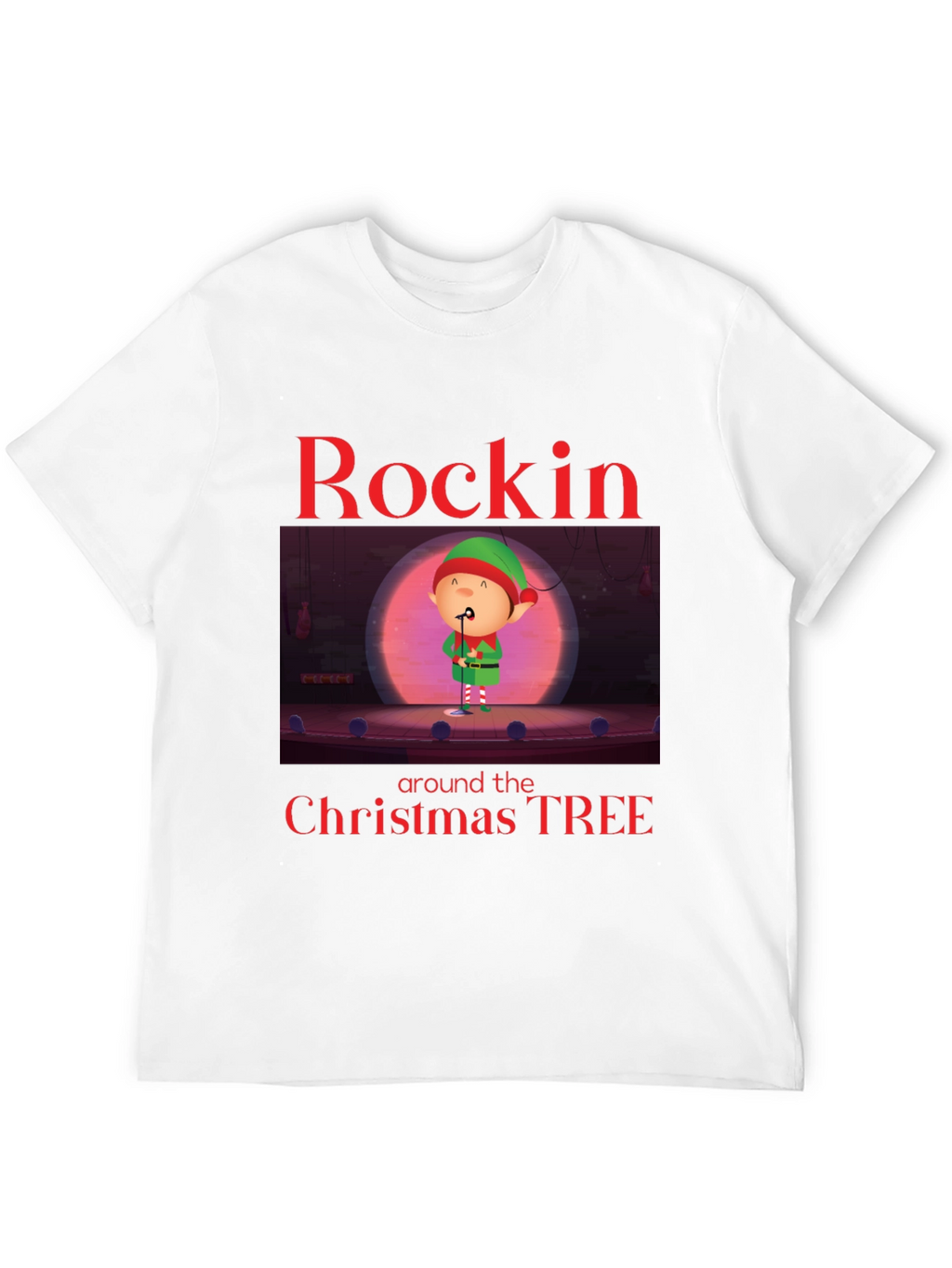 Rockin Around the Christmas Tree Holiday T-Shirt
