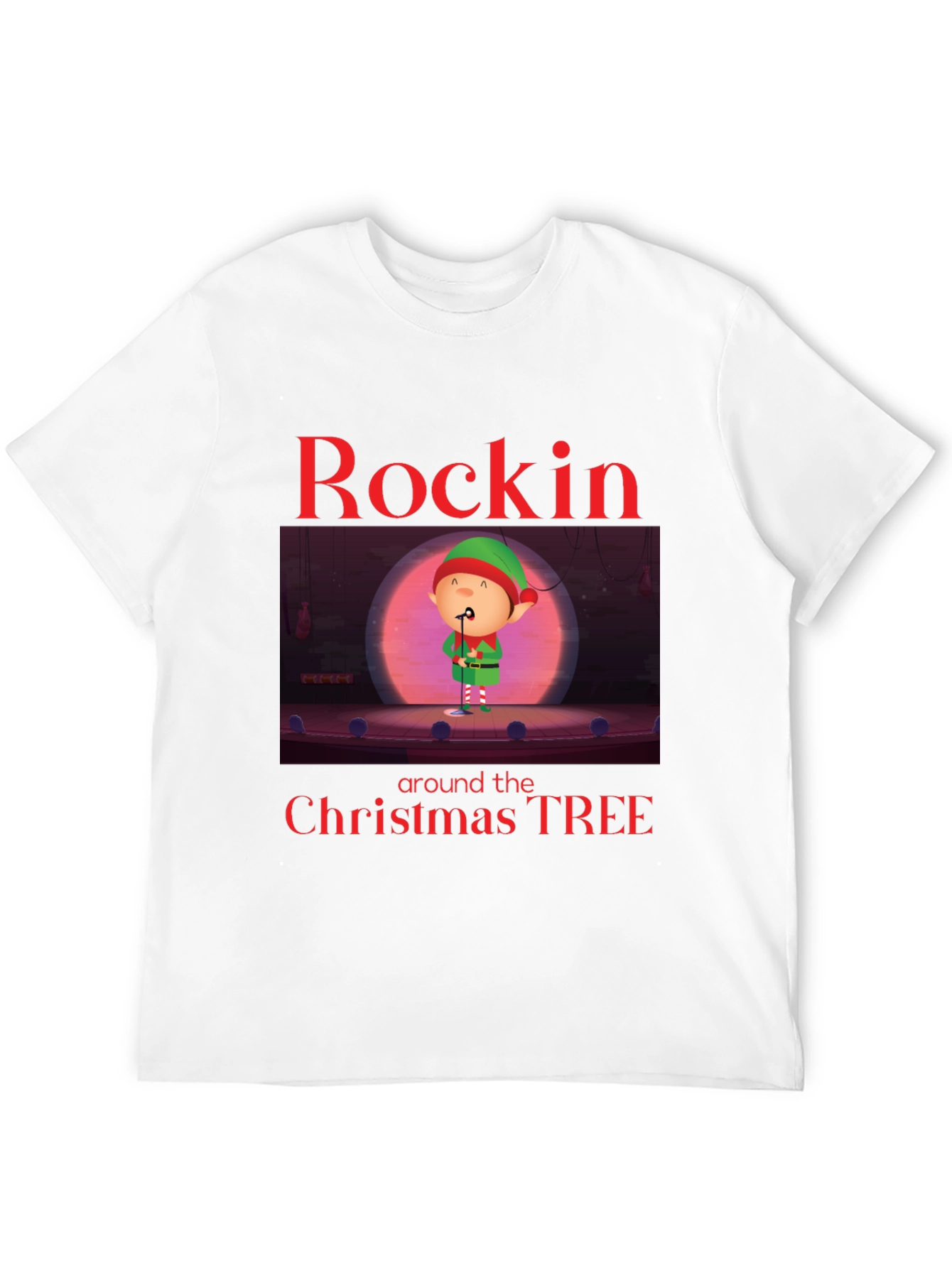 Rockin Around the Christmas Tree Holiday T-Shirt