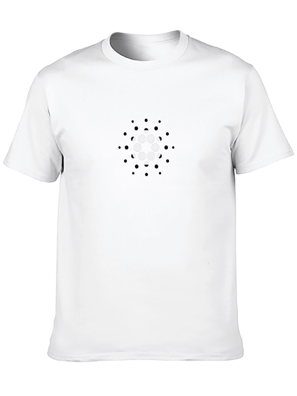 Cardano ADA Crypto T-Shirt - Black Cotton Crew Neck