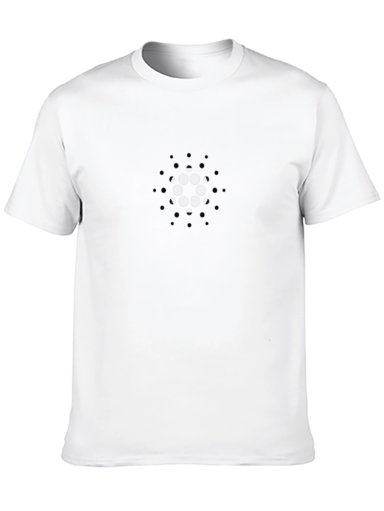 Cardano ADA Crypto T-Shirt - Black Cotton Crew Neck