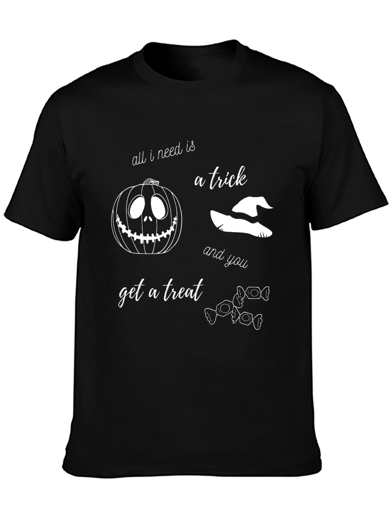 Halloween Graphic Tee - Trick or Treat Shirt