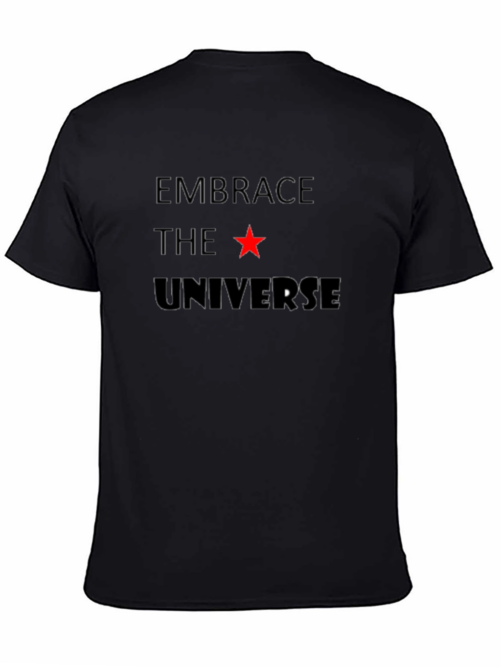 Embrace the Universe Black Graphic Tee