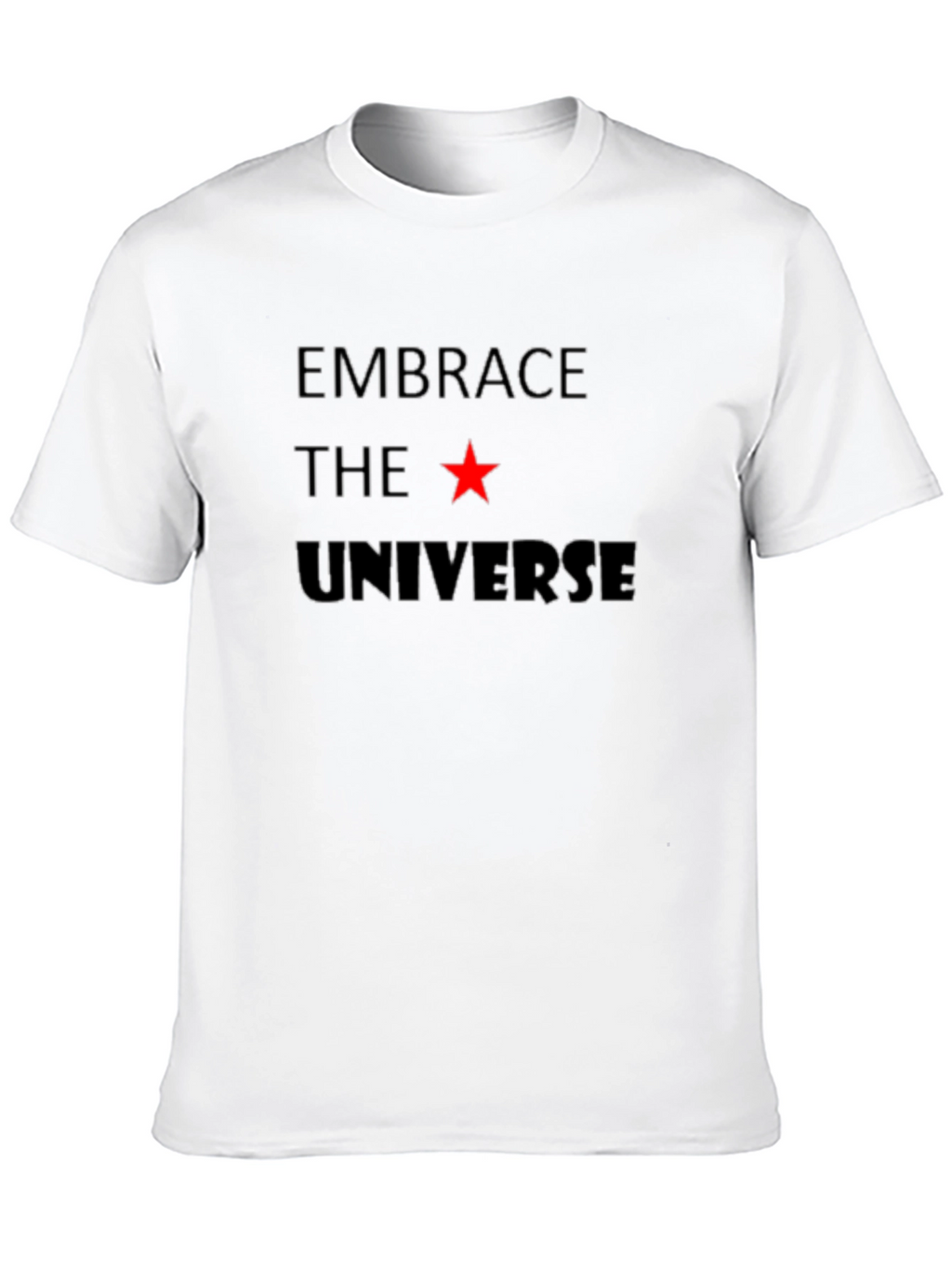 Embrace the Universe Black Graphic Tee