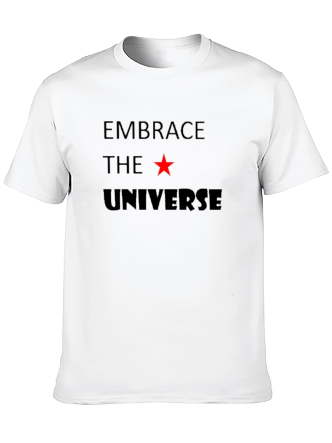 Embrace the Universe Black Graphic Tee