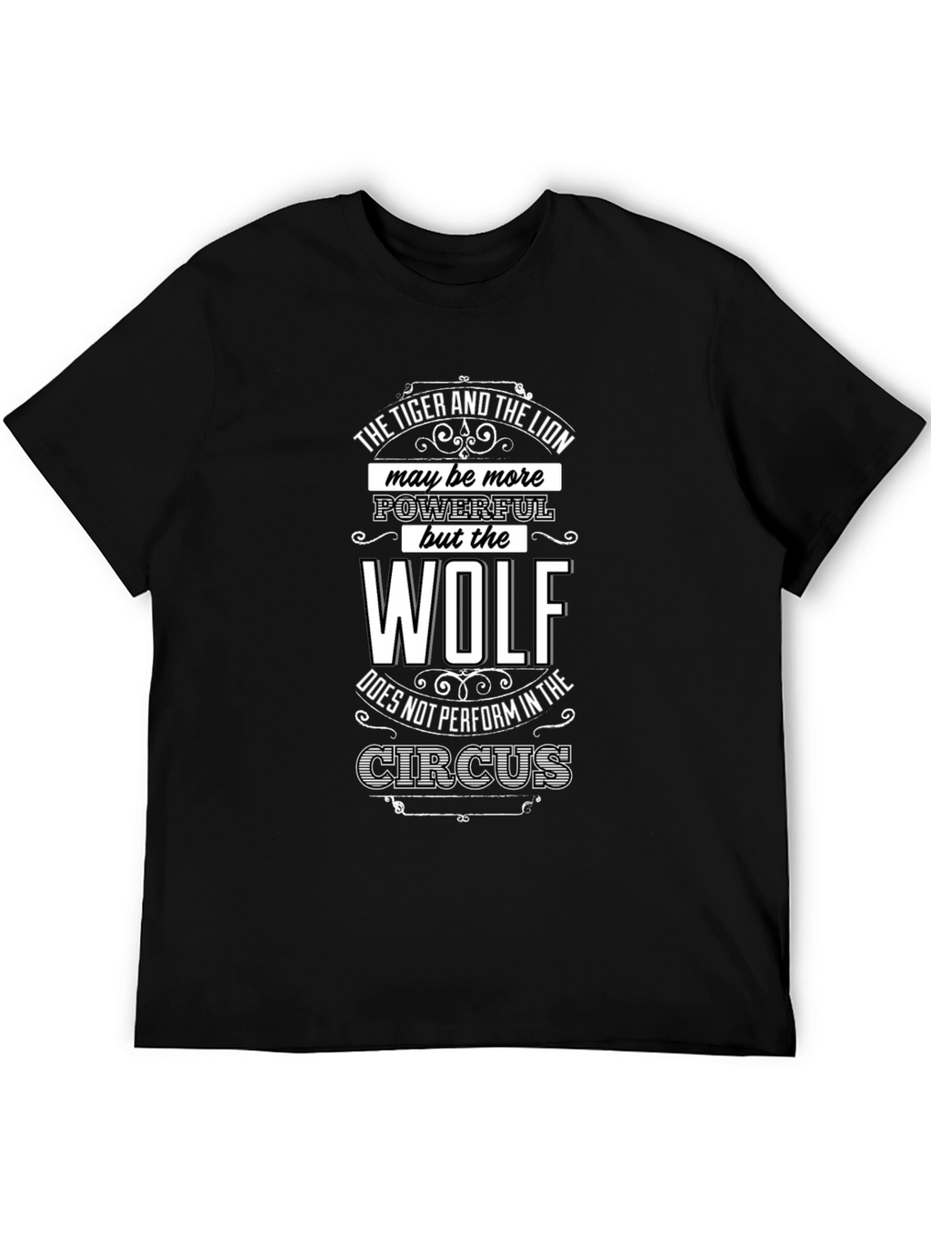 Wolf Circus T-Shirt - Powerful and Unique Design