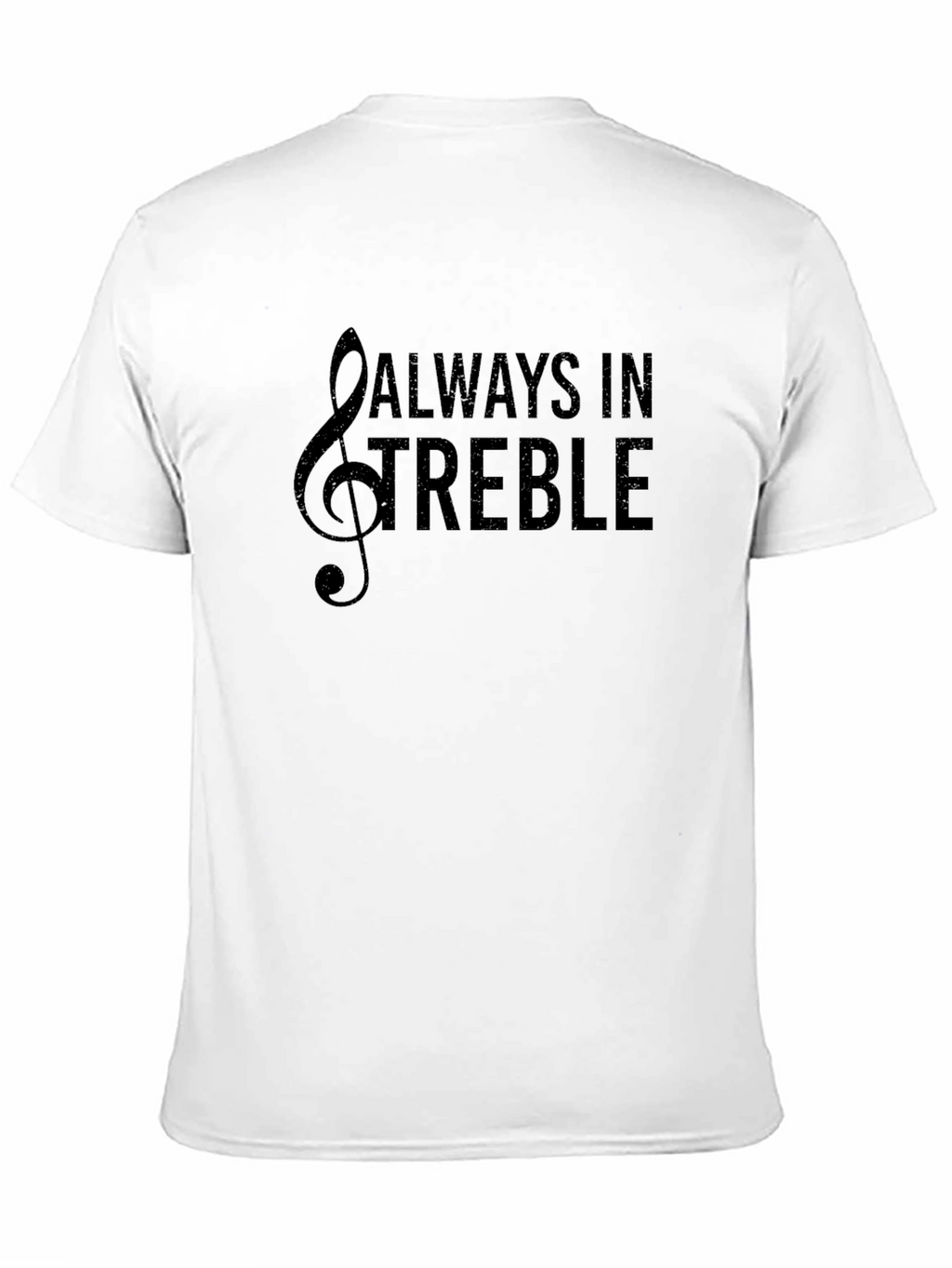 Always In Treble Black Graphic T-Shirt