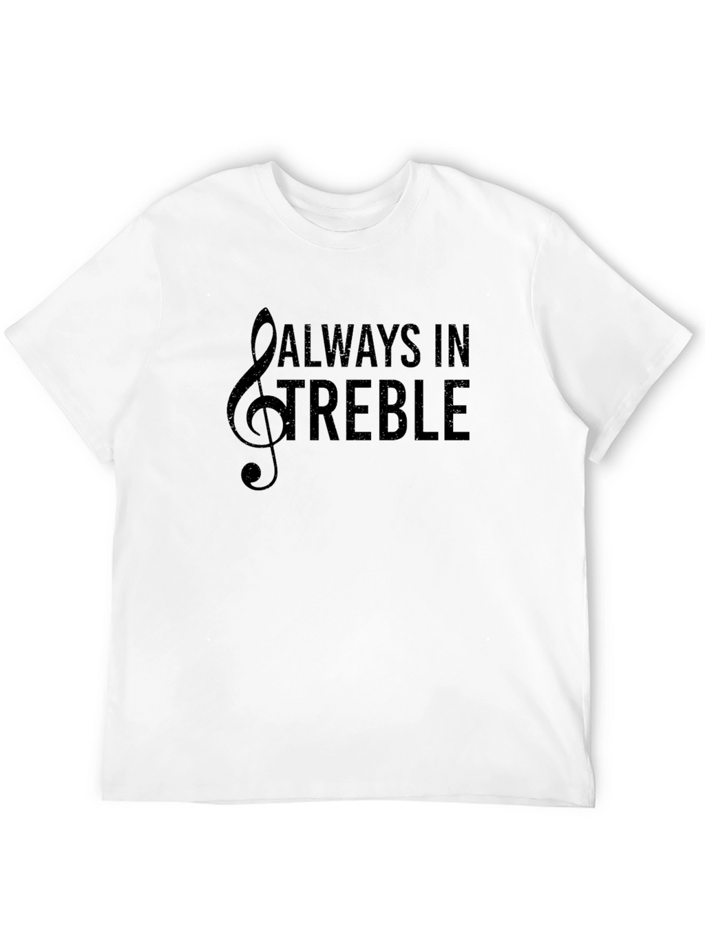 Always In Treble Black Graphic T-Shirt