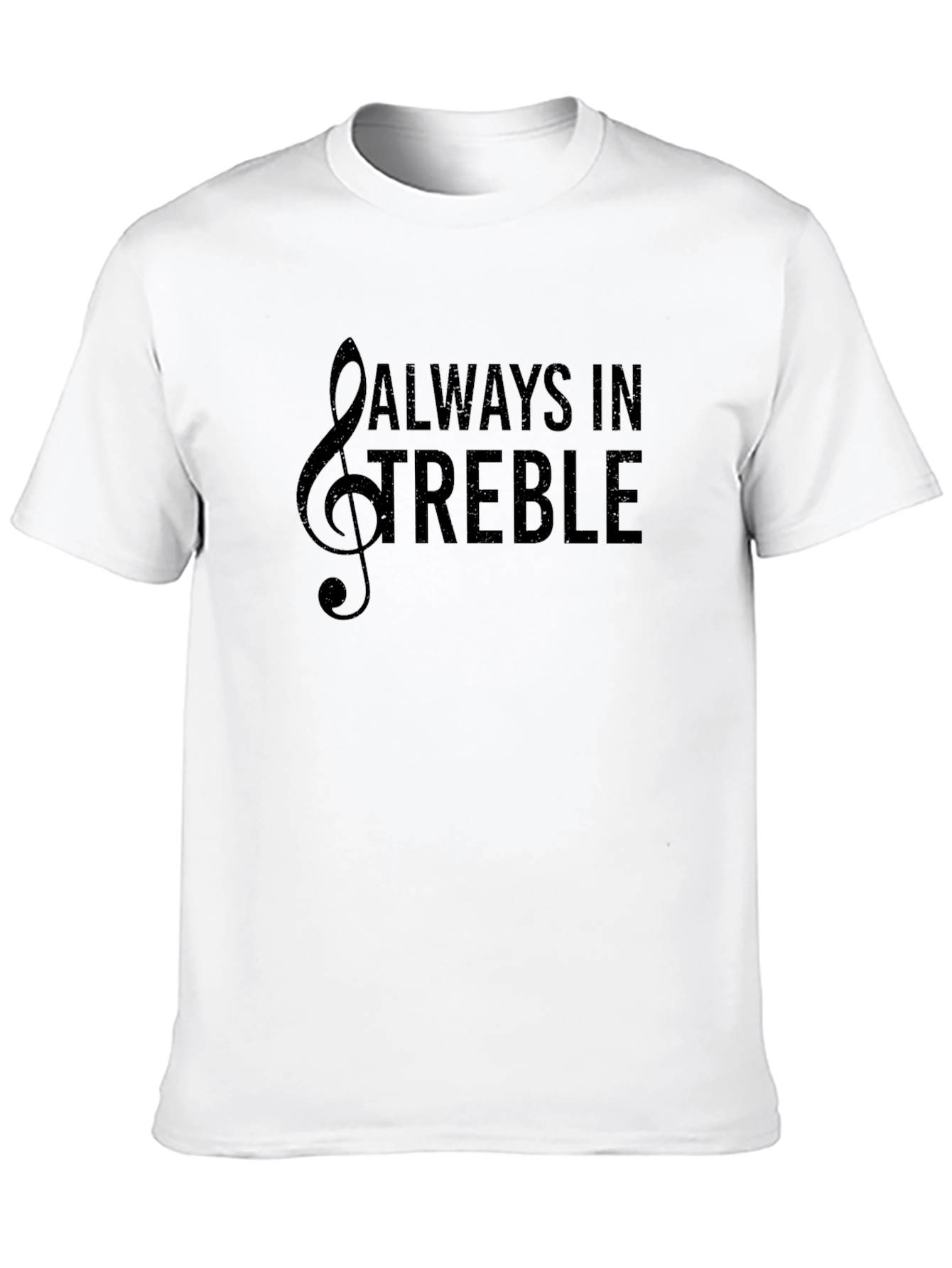 Always In Treble Black Graphic T-Shirt