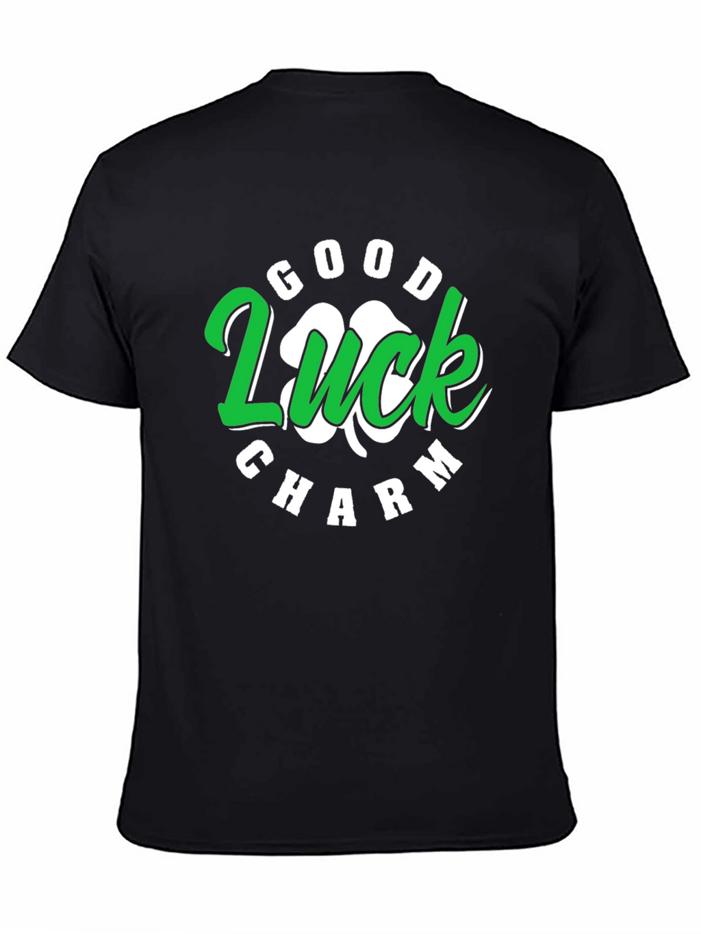 Good Luck Charm St. Patricks Day Black T-Shirt