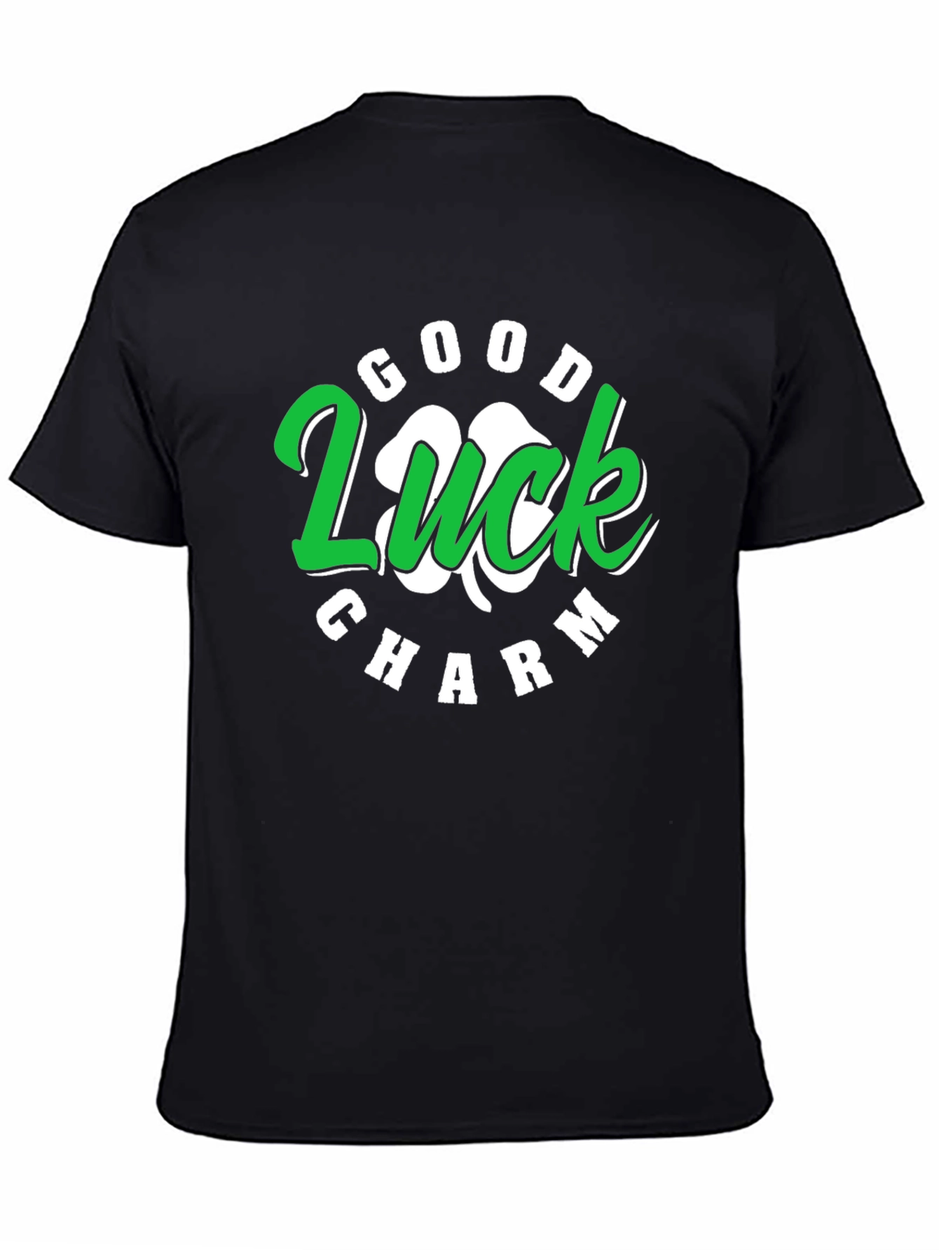 Good Luck Charm St. Patricks Day Black T-Shirt