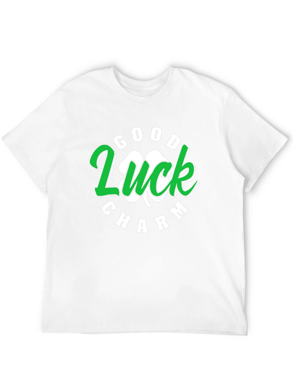 Good Luck Charm St. Patricks Day Black T-Shirt