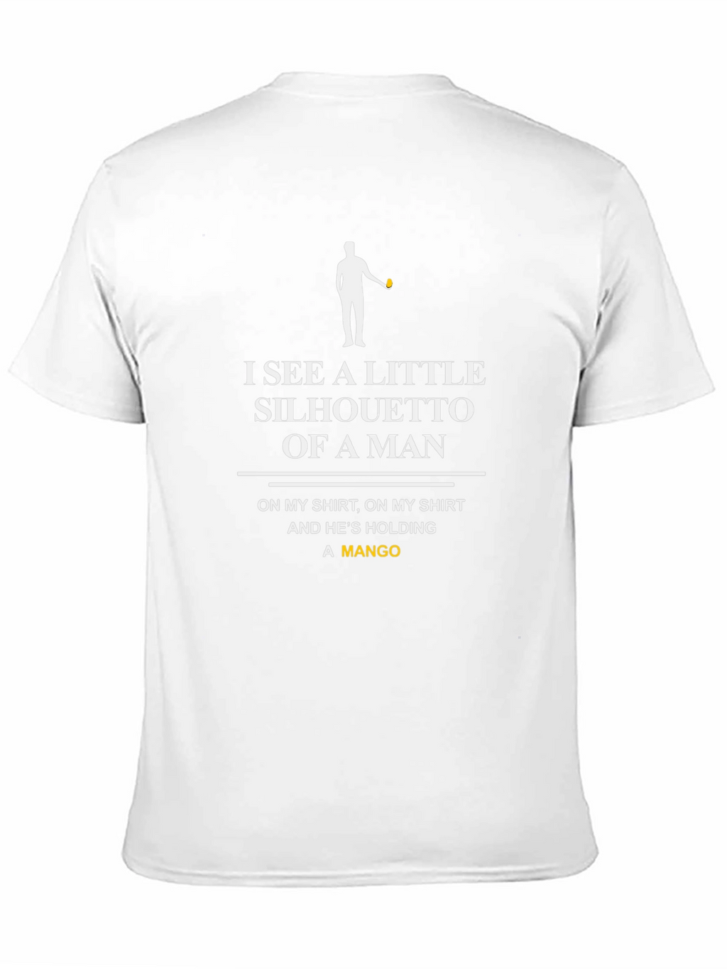 Silhouette Mango Graphic Tee - Novelty Humor T-Shirt