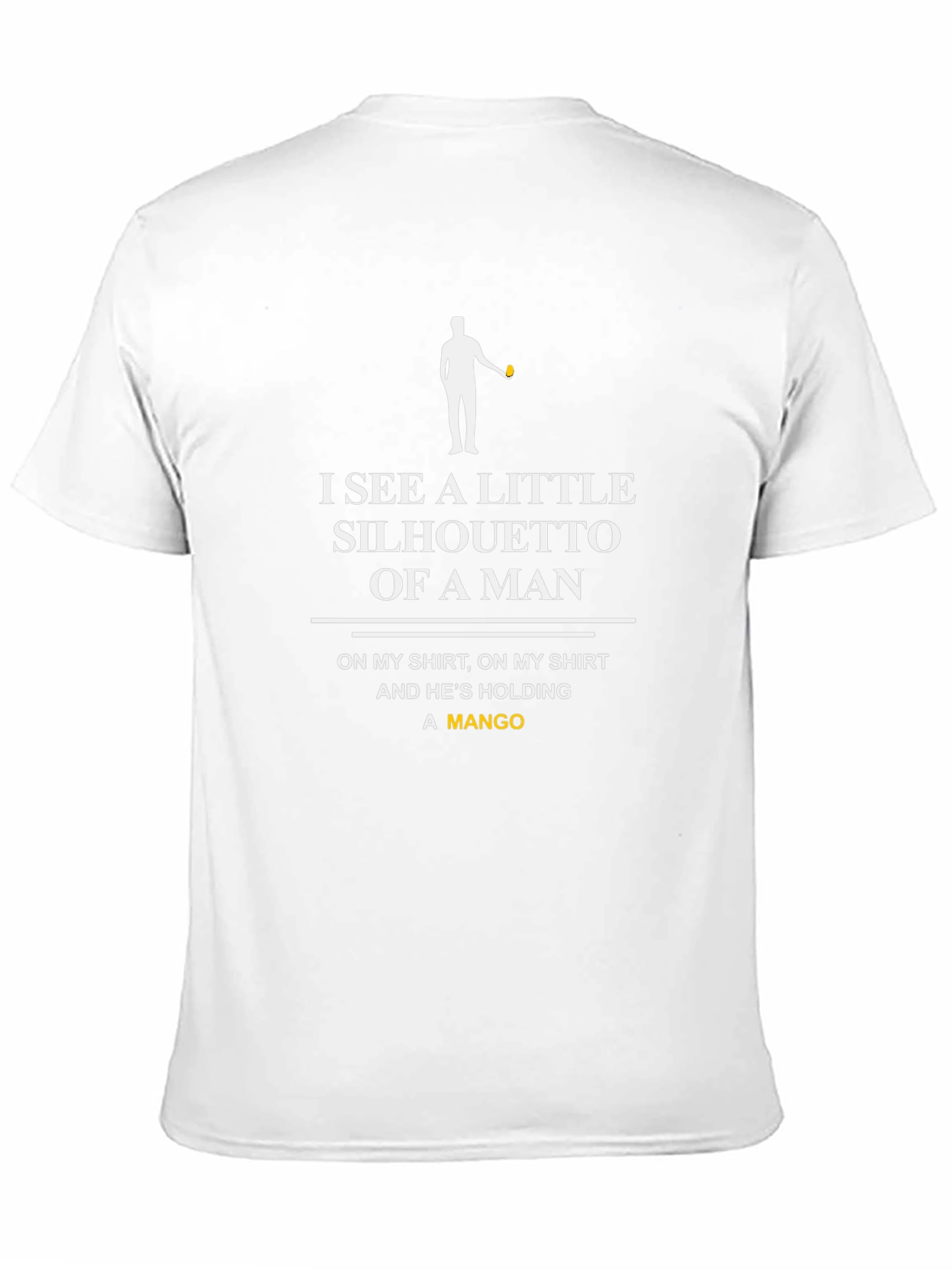 Silhouette Mango Graphic Tee - Novelty Humor T-Shirt