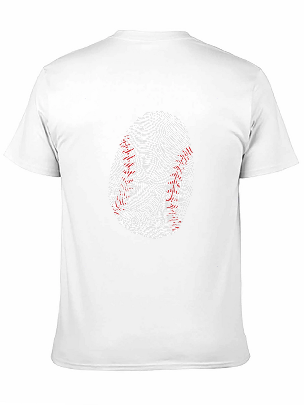 Baseball Fingerprint Graphic Tee - Unique Sportswear