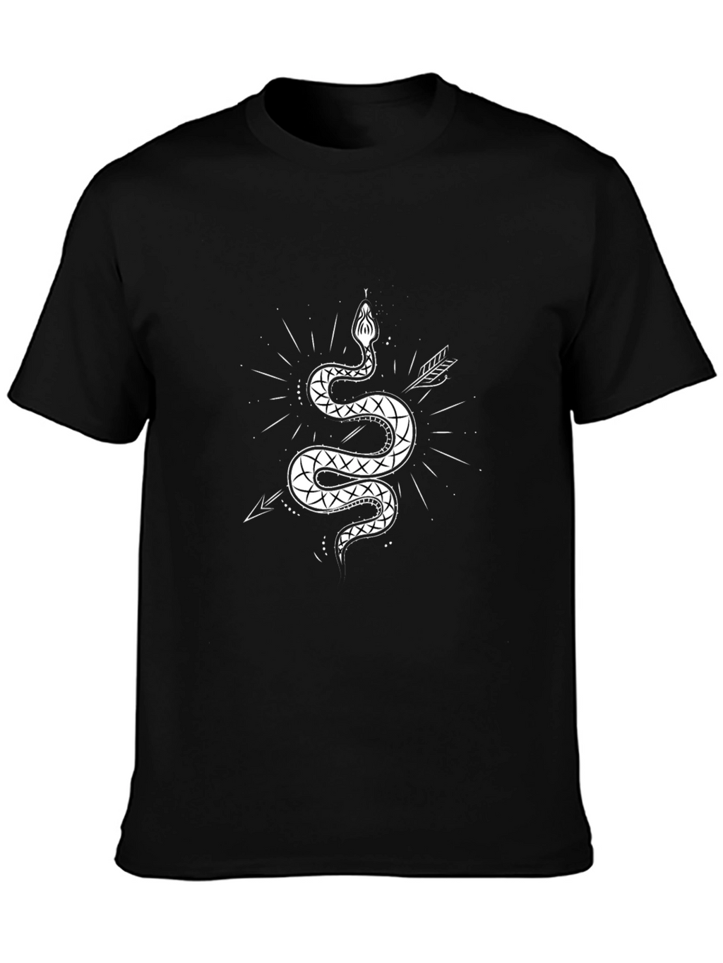 Mens Graphic Tee - Snake & Arrow Design