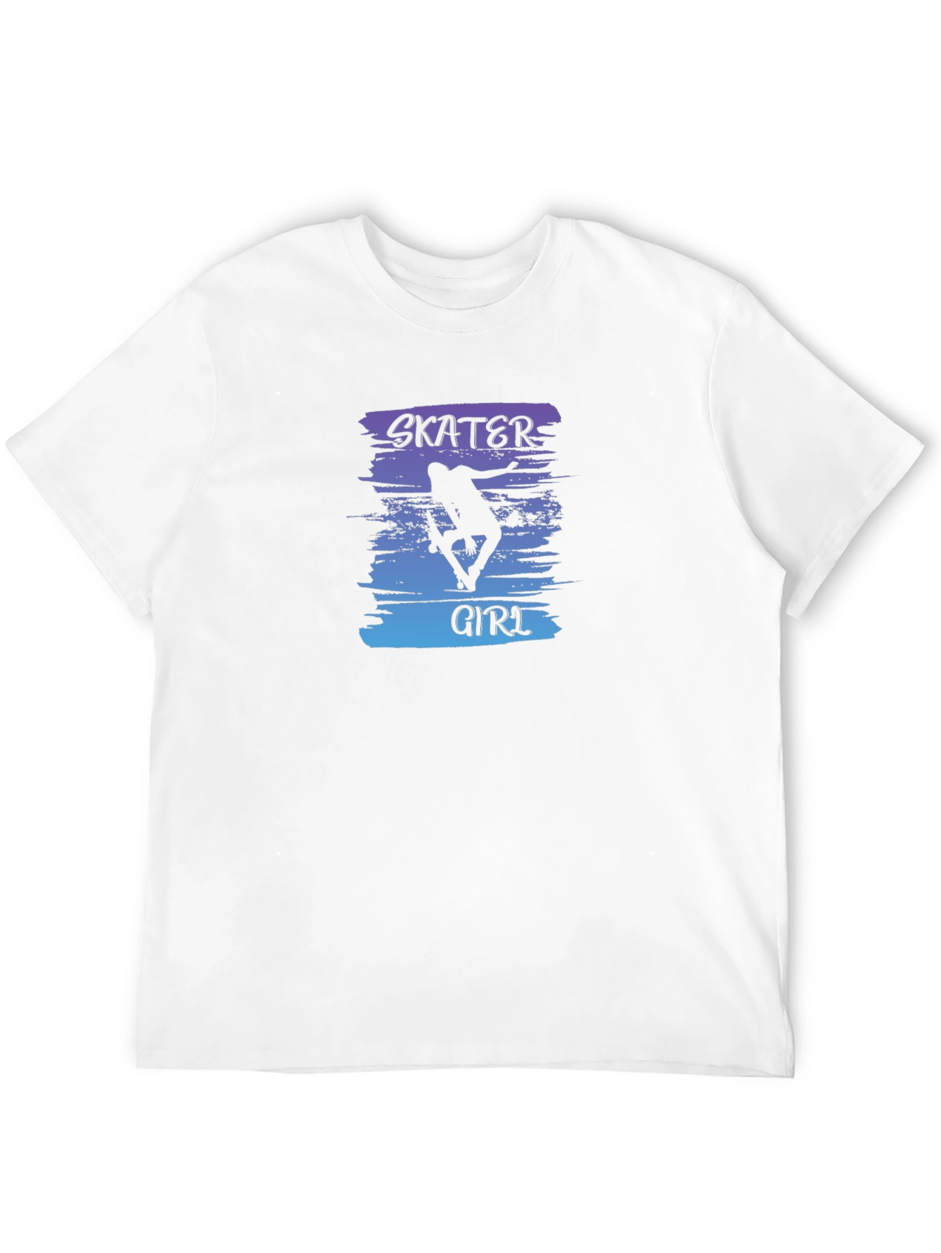 Skater Girl Graphic Tee - Cool Streetwear Style