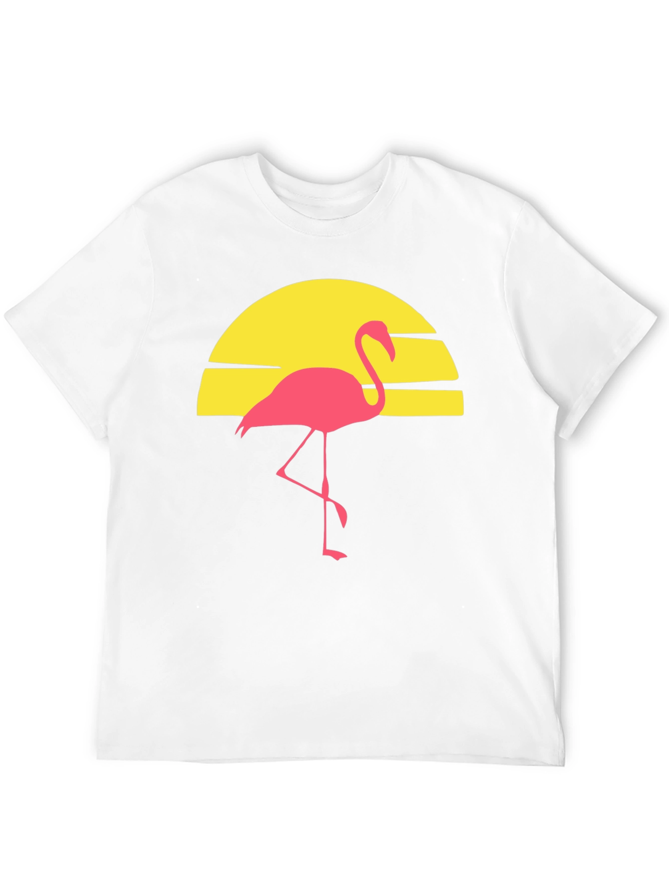 Retro Flamingo Sunset Graphic Tee