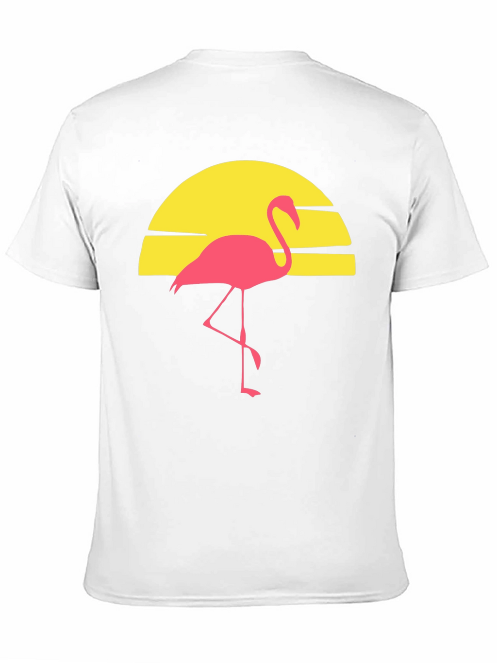 Retro Flamingo Sunset Graphic Tee