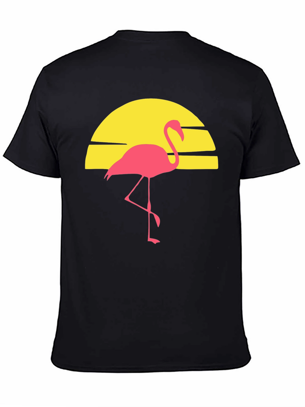 Retro Flamingo Sunset Graphic Tee