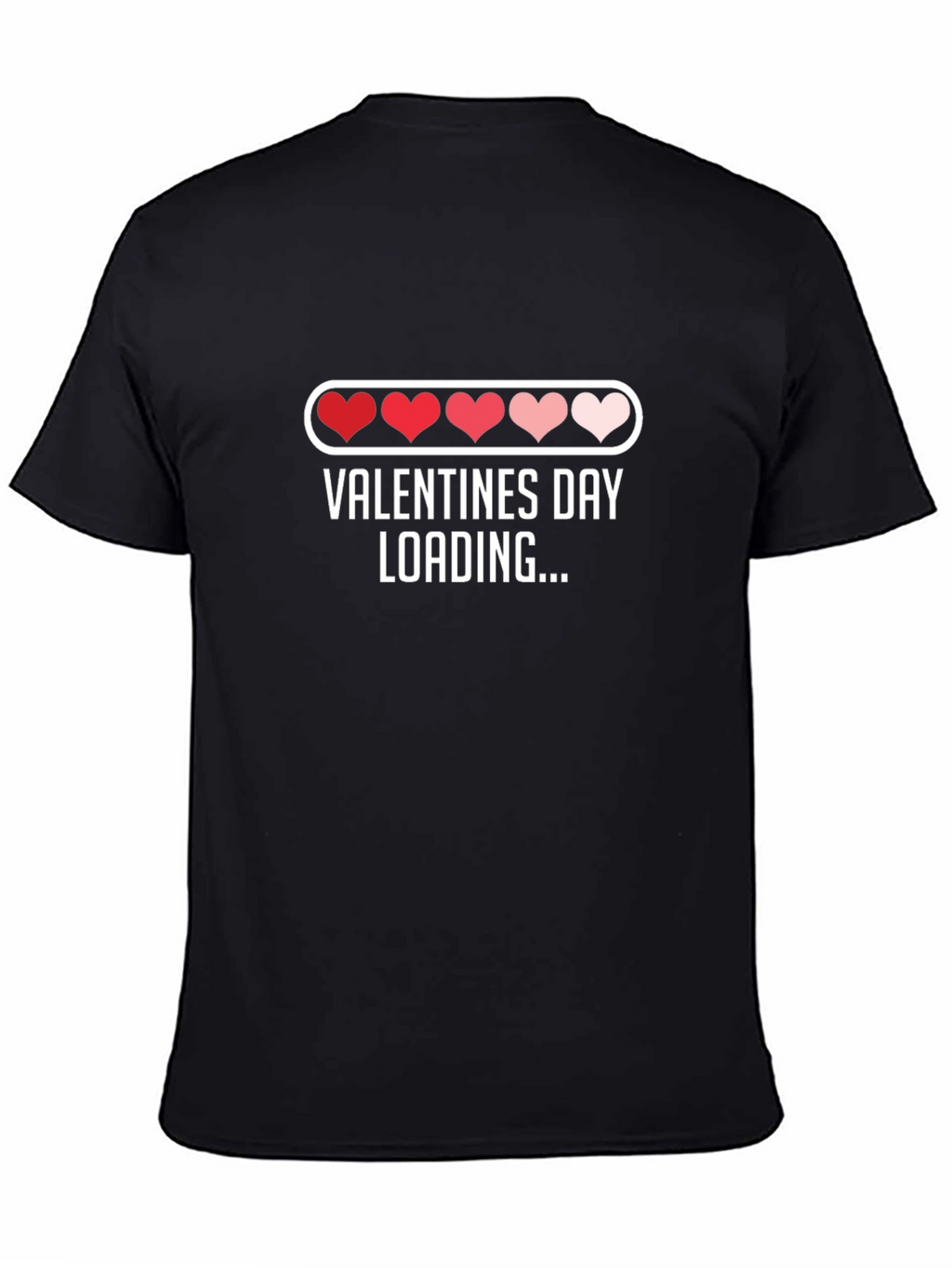 Valentines Day Loading Heart Graphic T-Shirt
