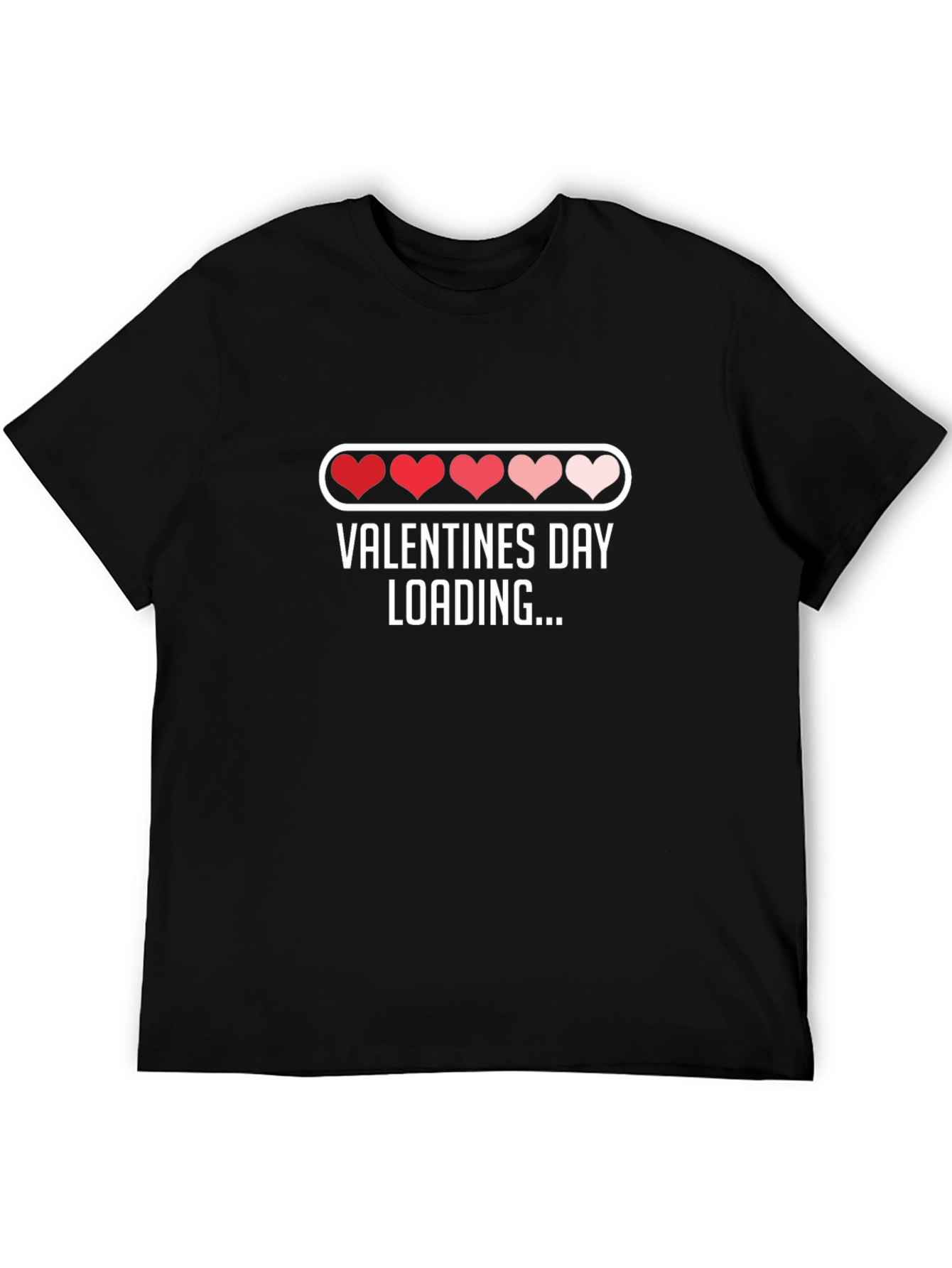 Valentines Day Loading Heart Graphic T-Shirt