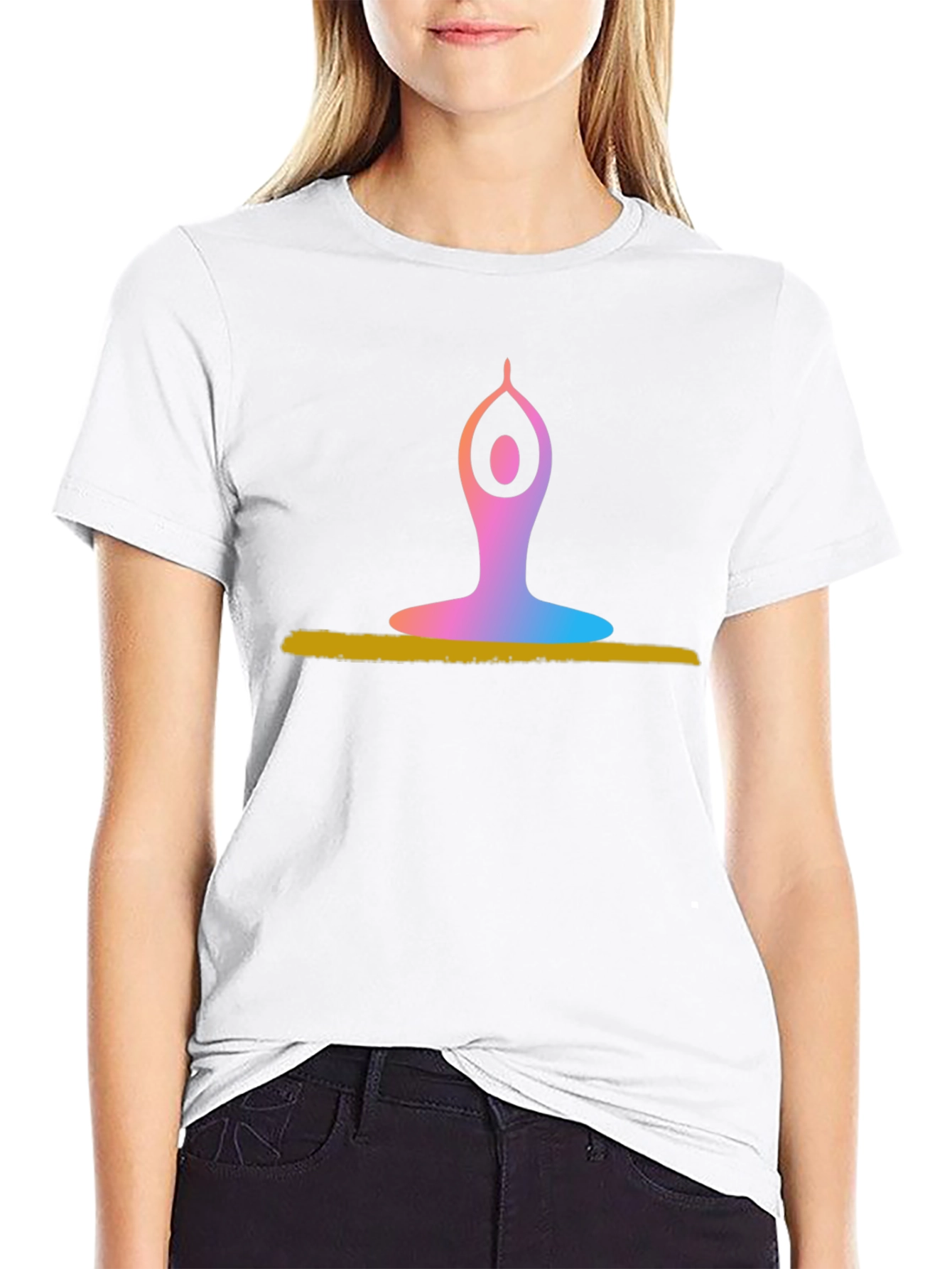 Yoga Pose Graphic T-Shirt - Meditation & Relaxation