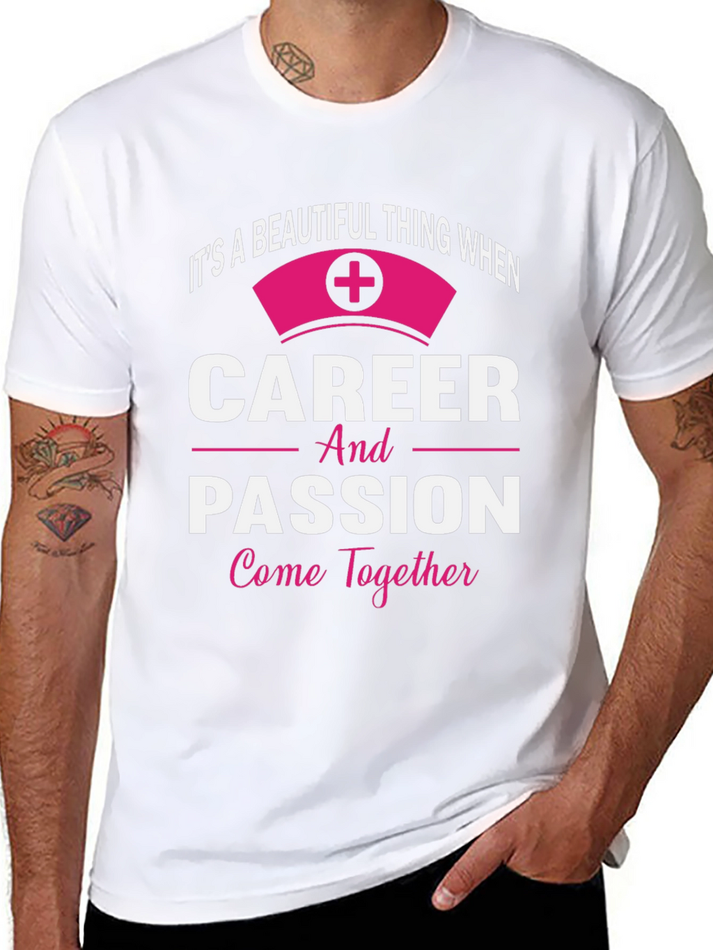Career Passion Nurse Graphic T-Shirt