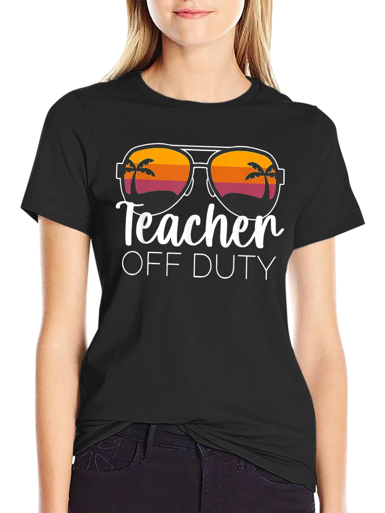 Teacher Off Duty Graphic T-Shirt