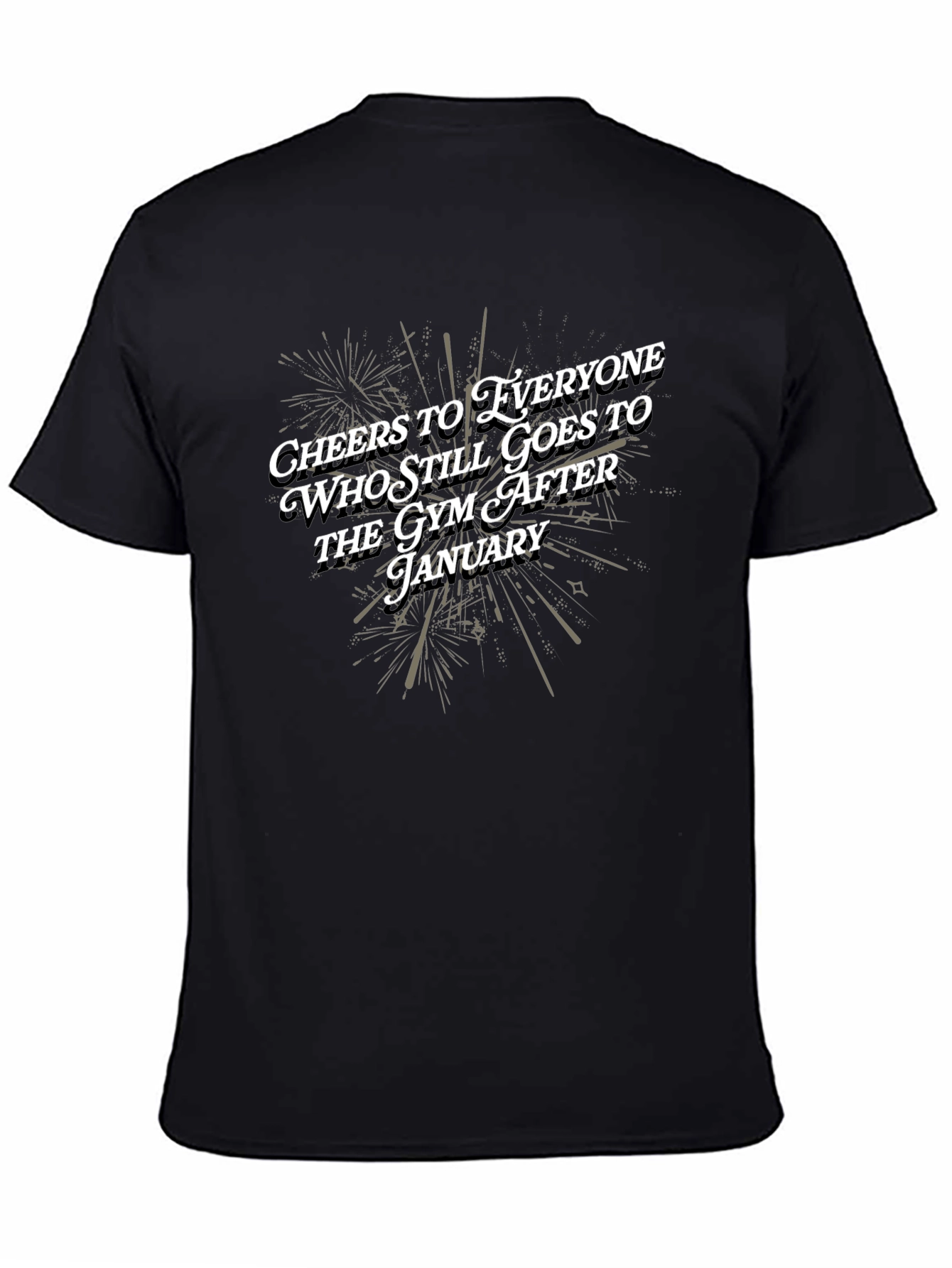 Cheers to Gym Goers T-Shirt - Motivational Workout Tee